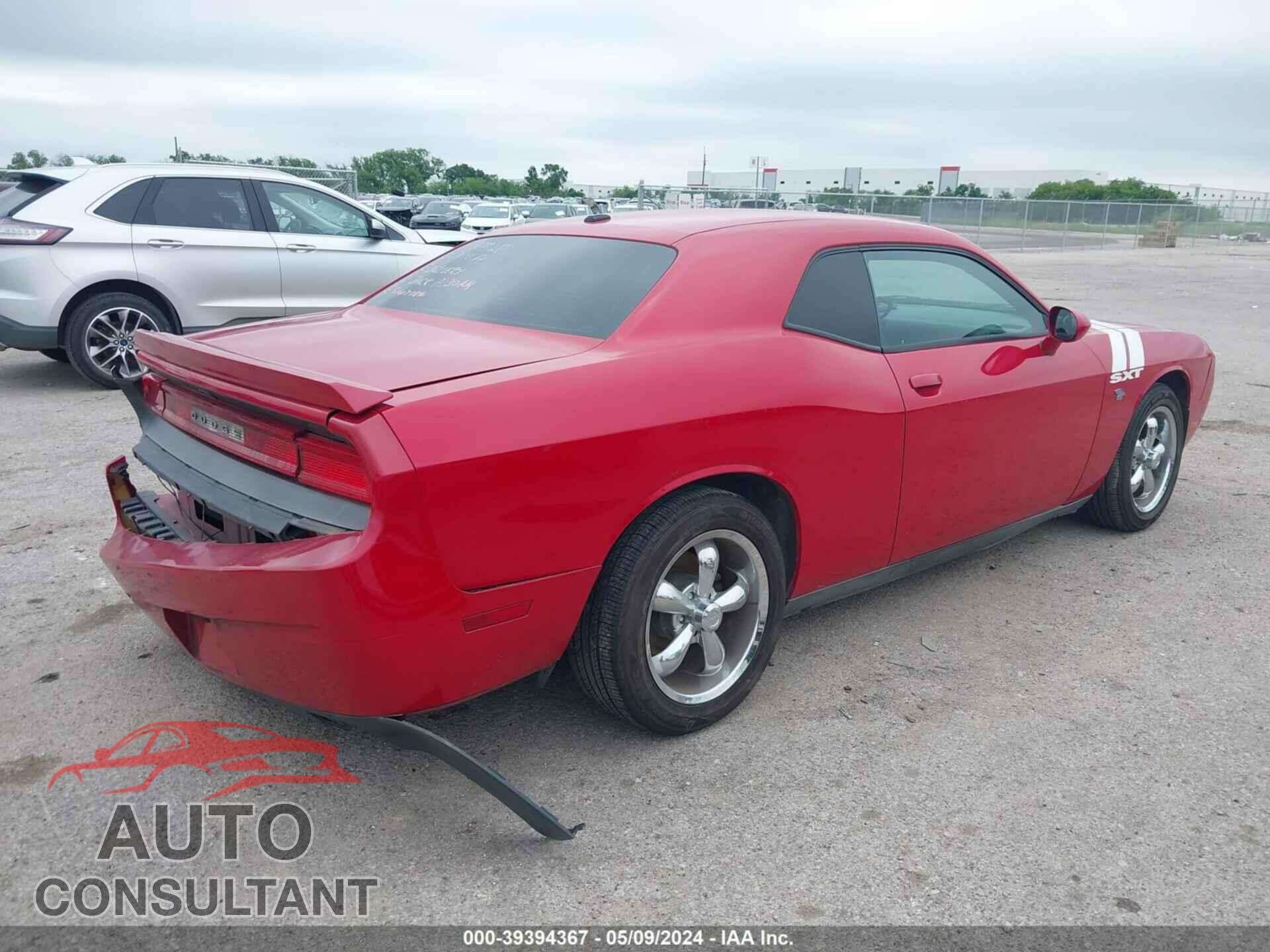 DODGE CHALLENGER 2012 - 2C3CDYAG1CH134225