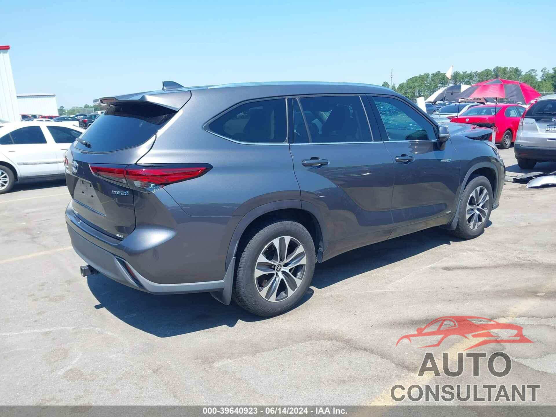 TOYOTA HIGHLANDER 2021 - 5TDGBRCH2MS052781