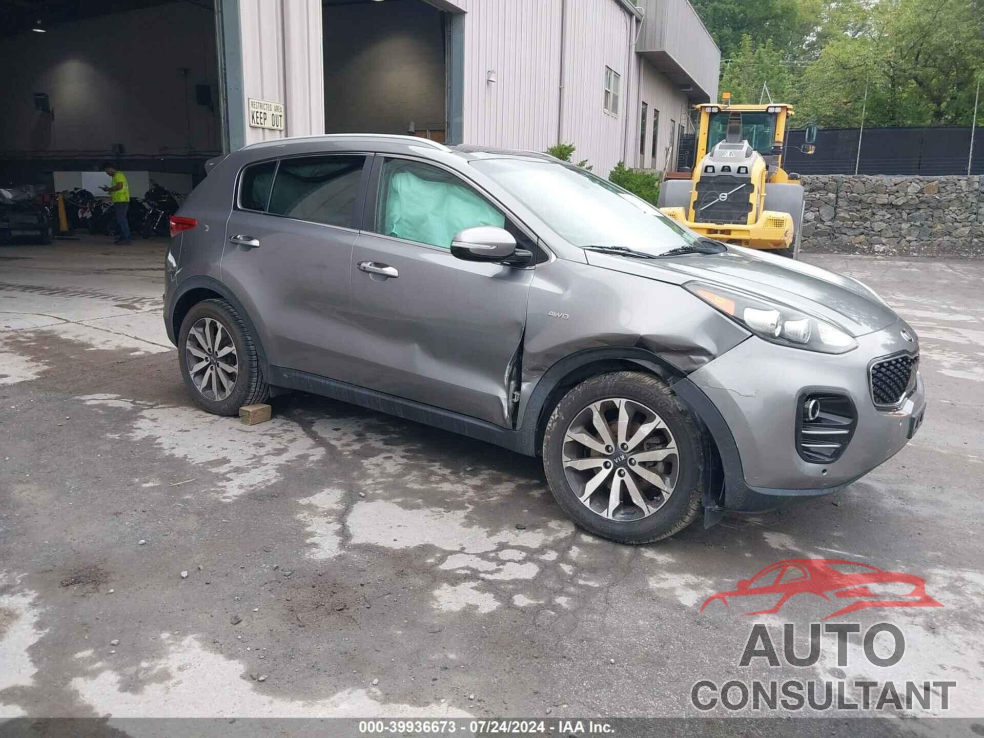 KIA SPORTAGE 2017 - KNDPNCAC2H7222410