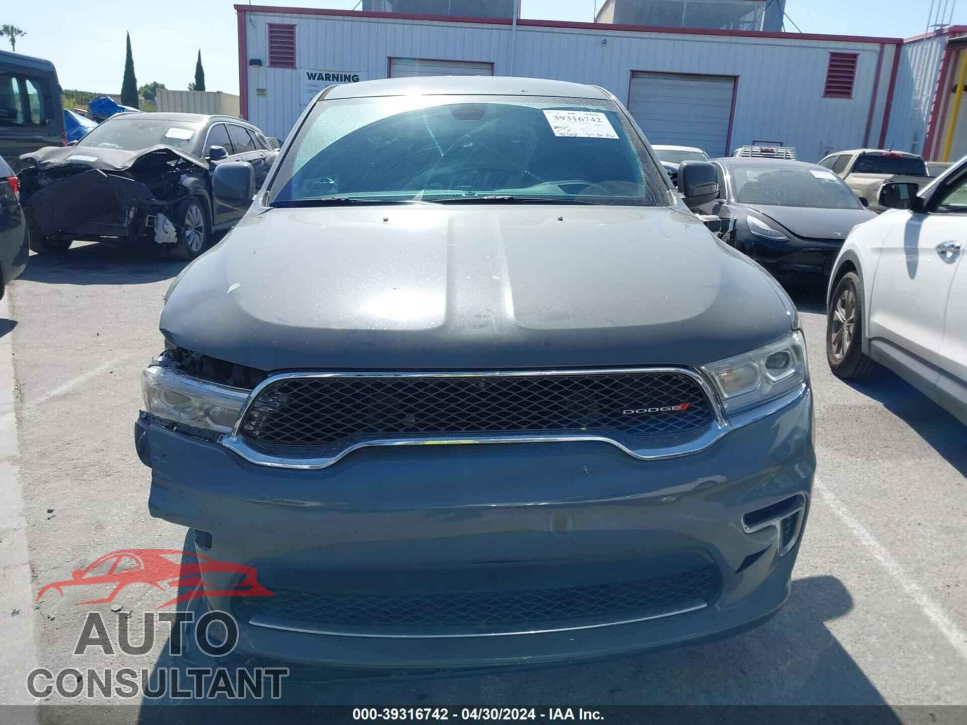 DODGE DURANGO 2021 - 1C4RDHAG7MC661308