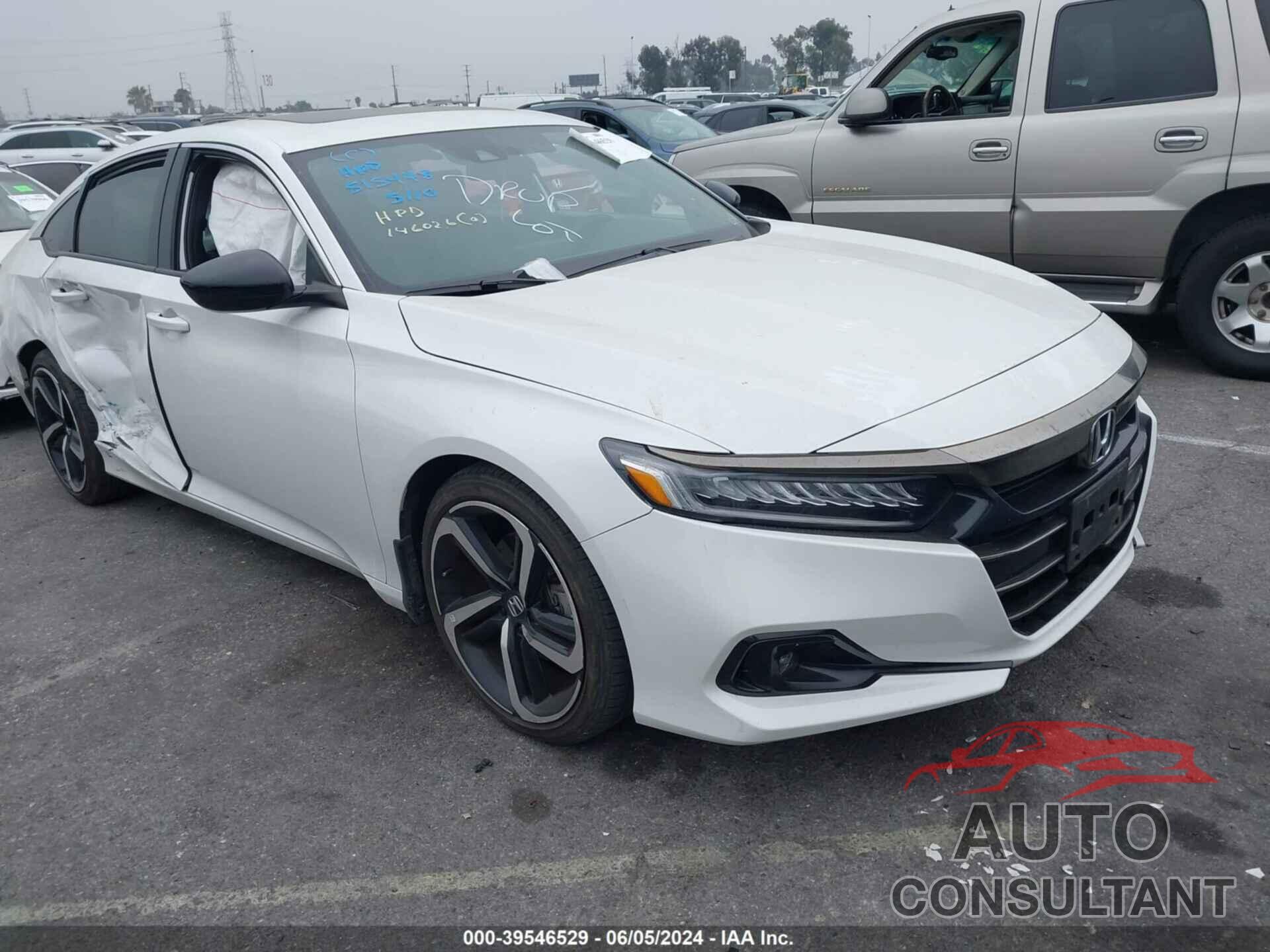HONDA ACCORD 2021 - 1HGCV2F32MA026824