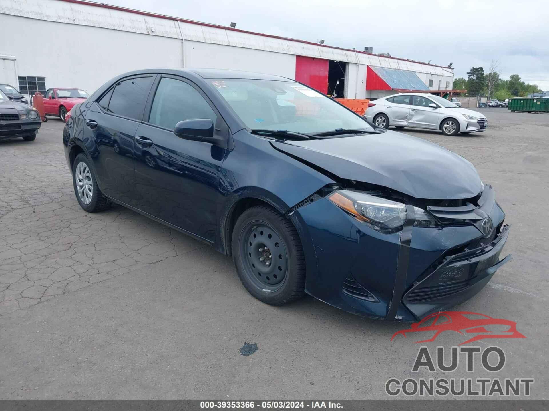 TOYOTA COROLLA 2019 - 2T1BURHEXKC134721