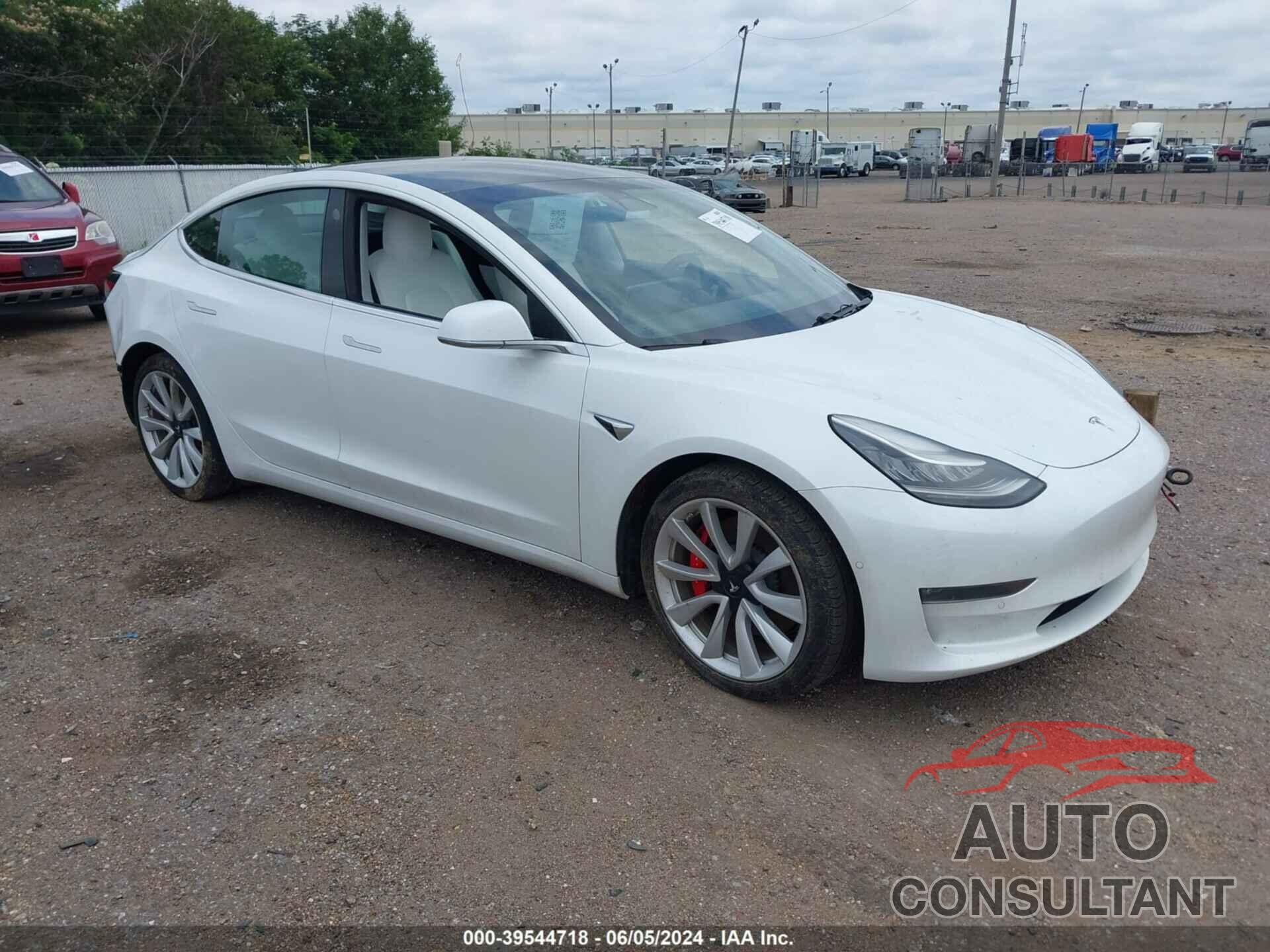 TESLA MODEL 3 2019 - 5YJ3E1EB7KF487474