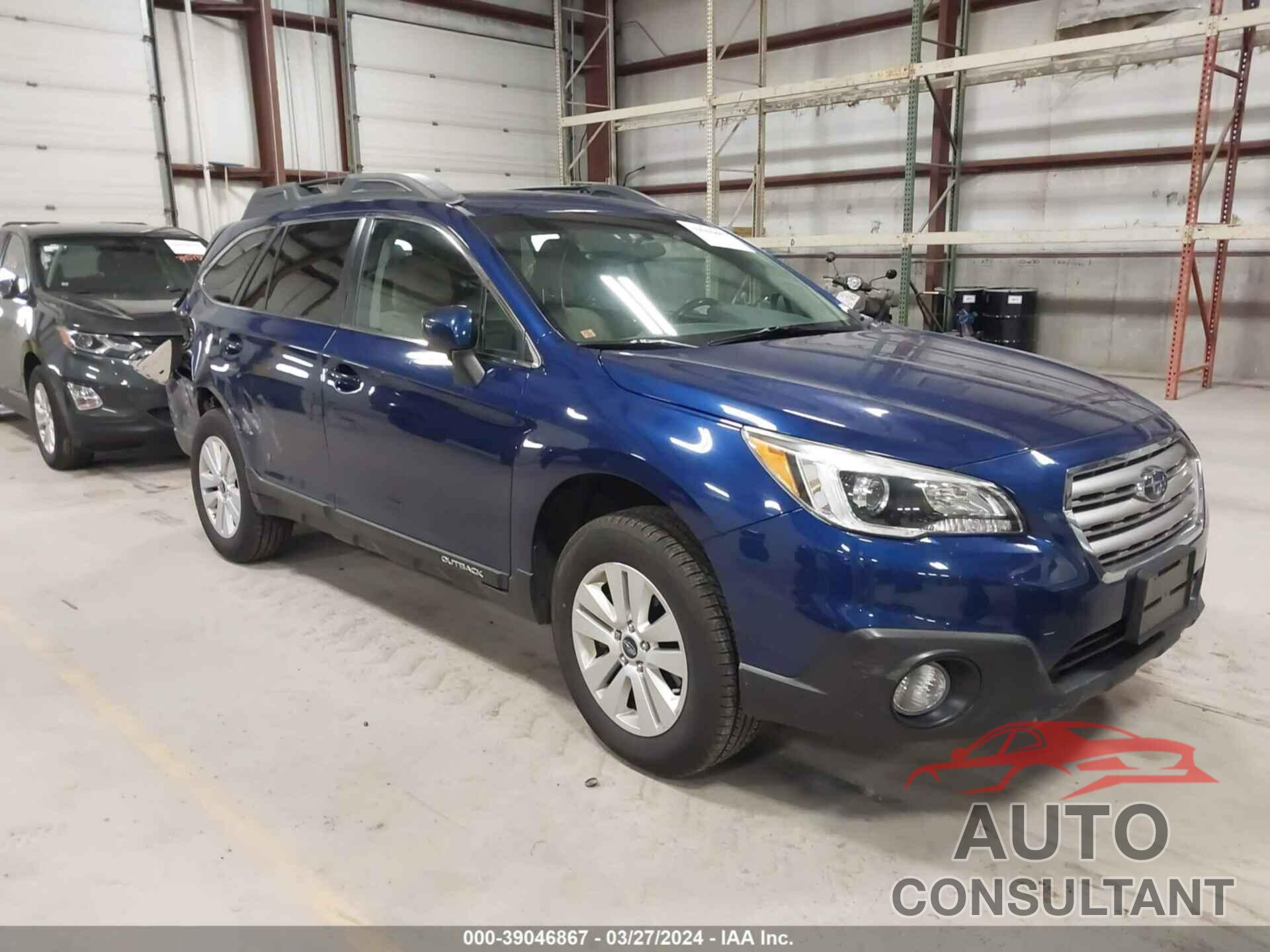 SUBARU OUTBACK 2017 - 4S4BSACC1H3265997