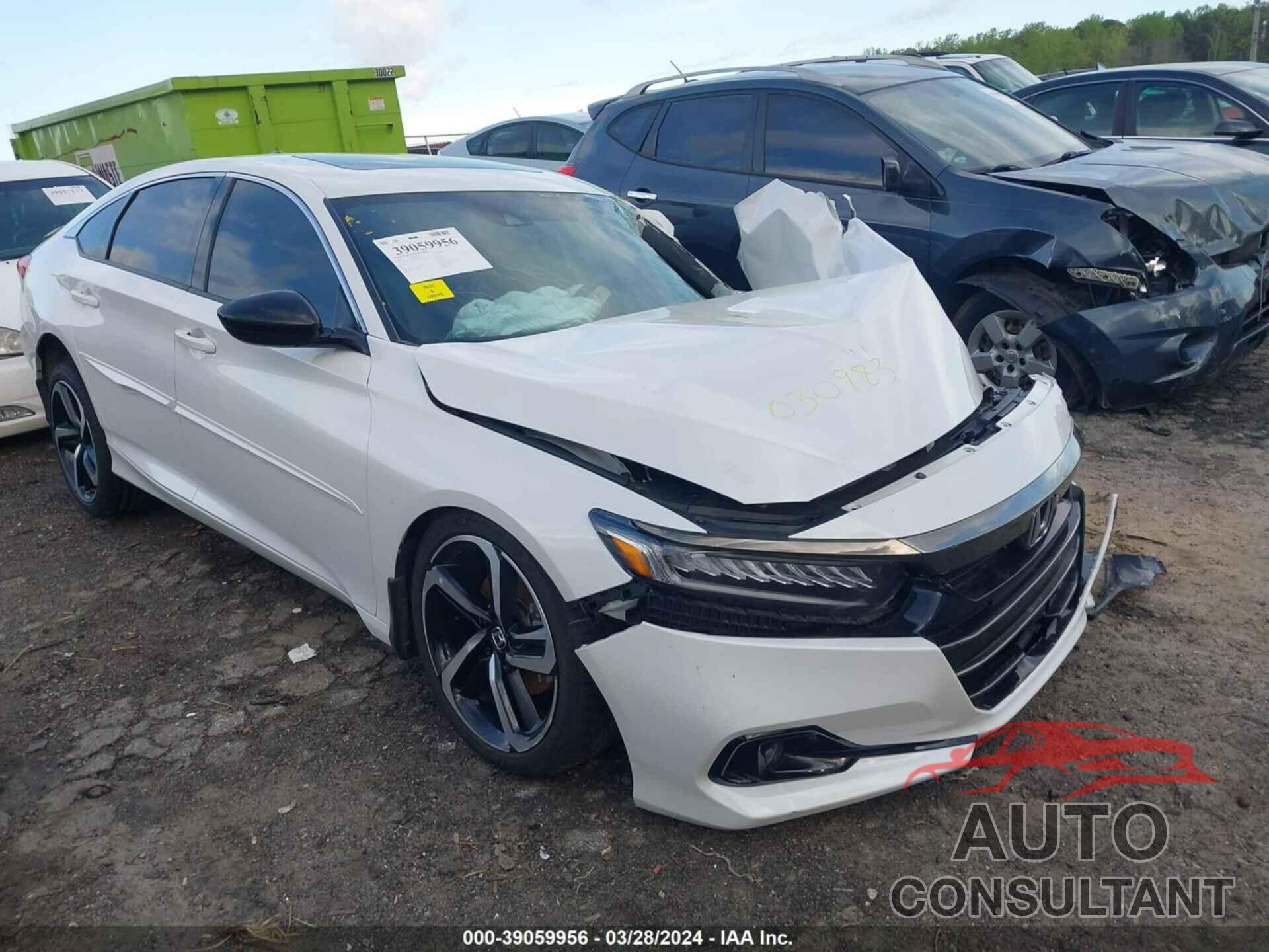 HONDA ACCORD 2021 - 1HGCV2F39MA030983