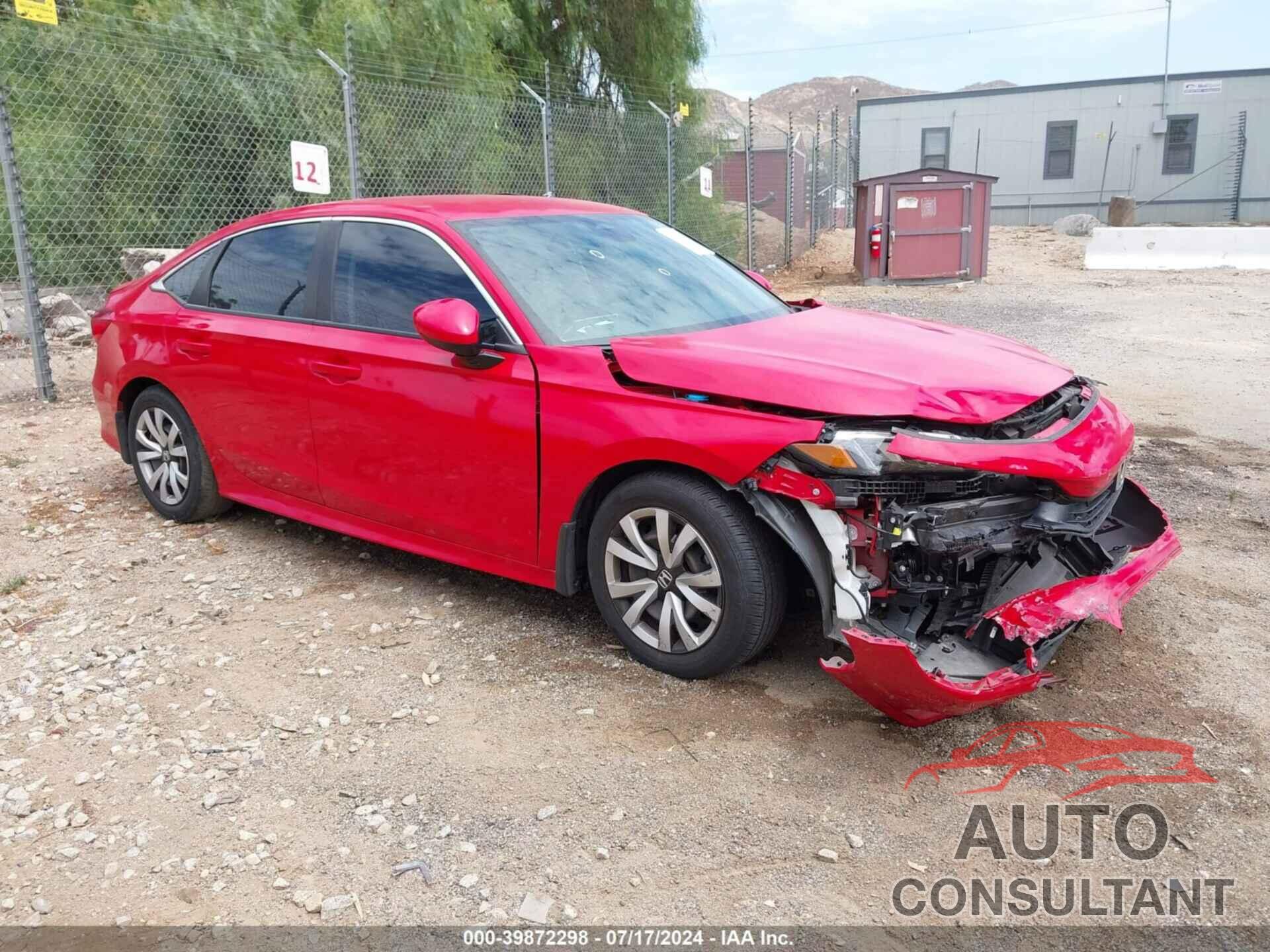 HONDA CIVIC 2022 - 2HGFE2F26NH553854