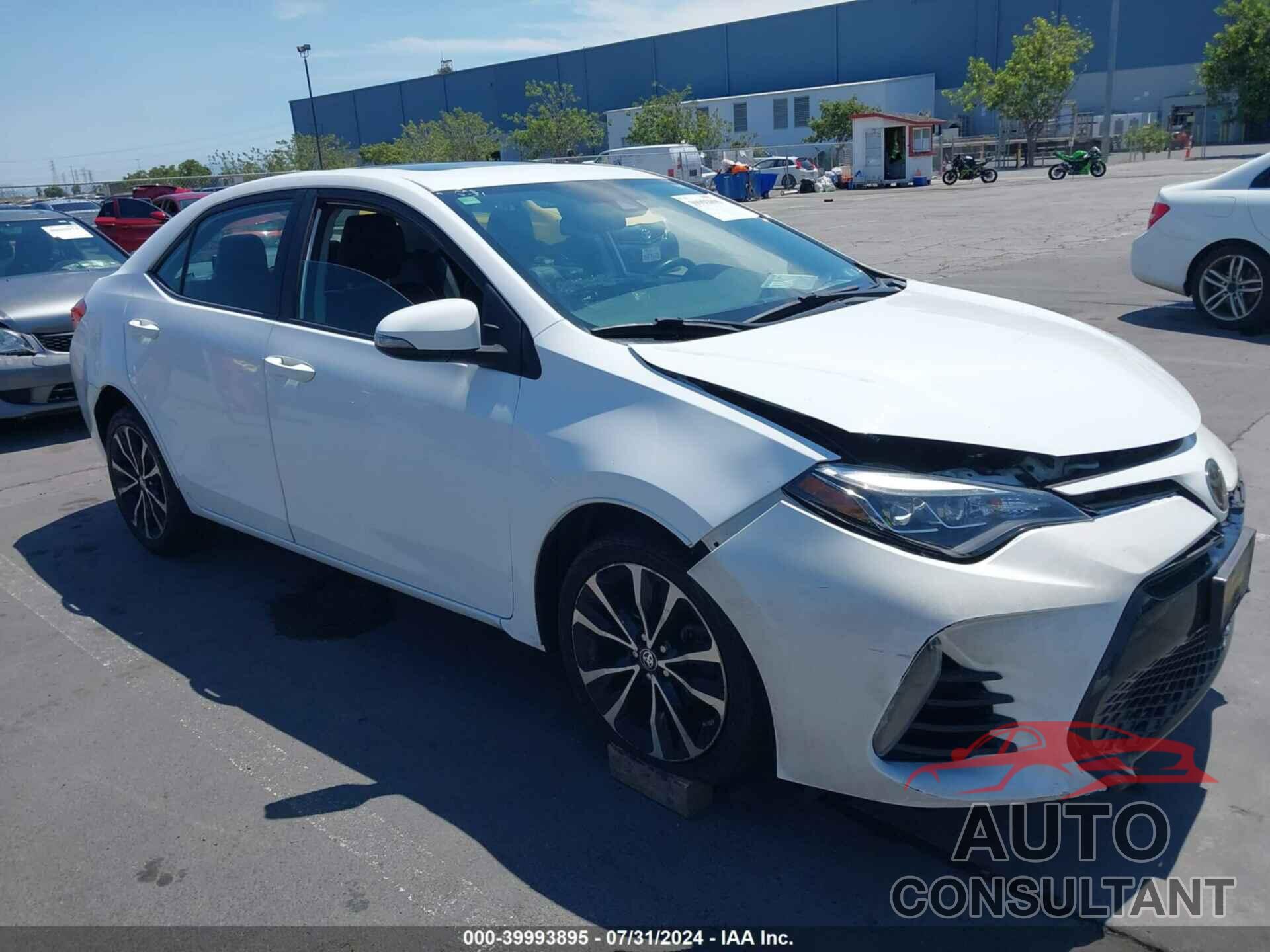 TOYOTA COROLLA 2017 - 2T1BURHE6HC782033