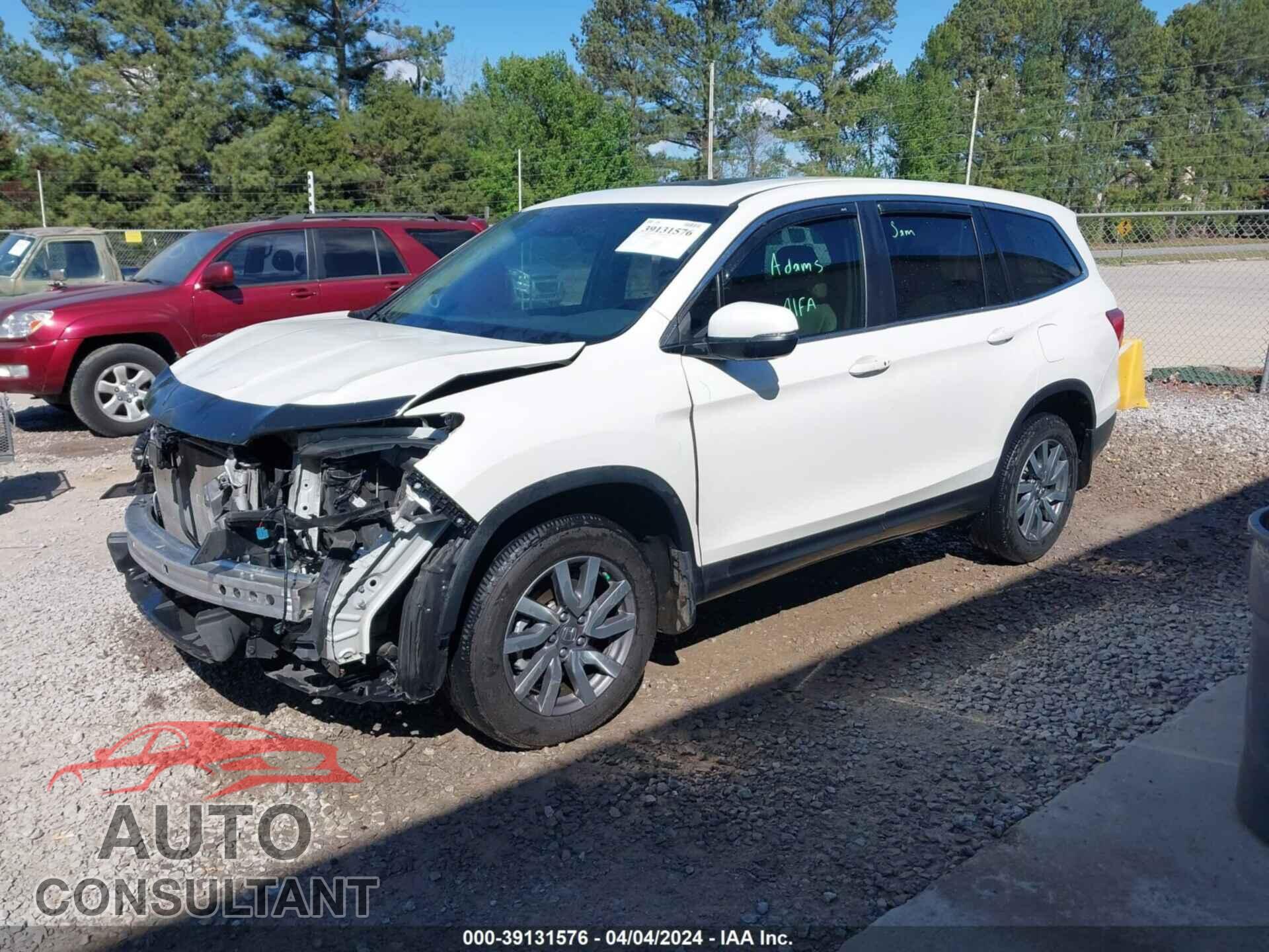 HONDA PILOT 2019 - 5FNYF6H51KB083530