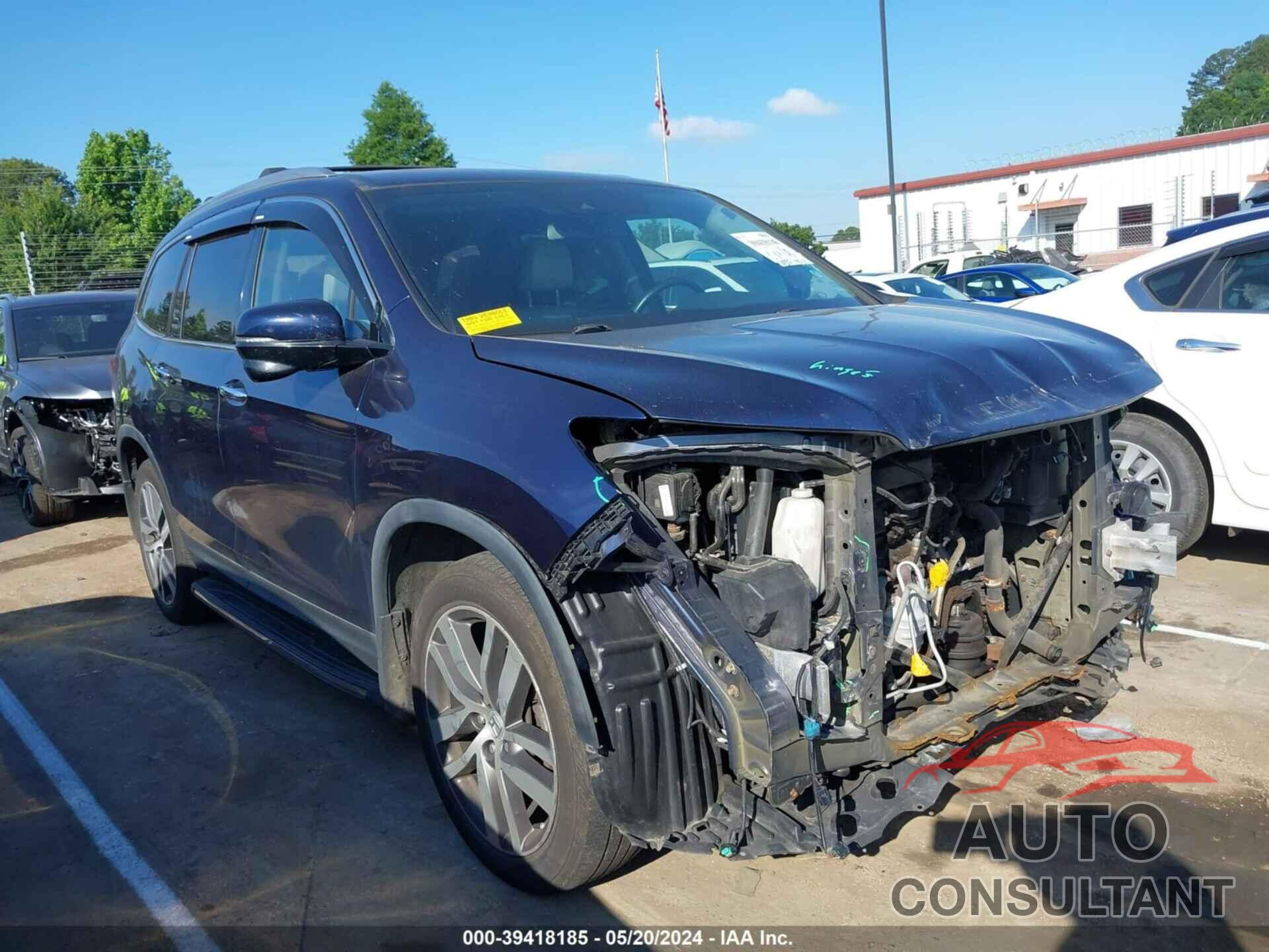 HONDA PILOT 2016 - 5FNYF6H95GB118824