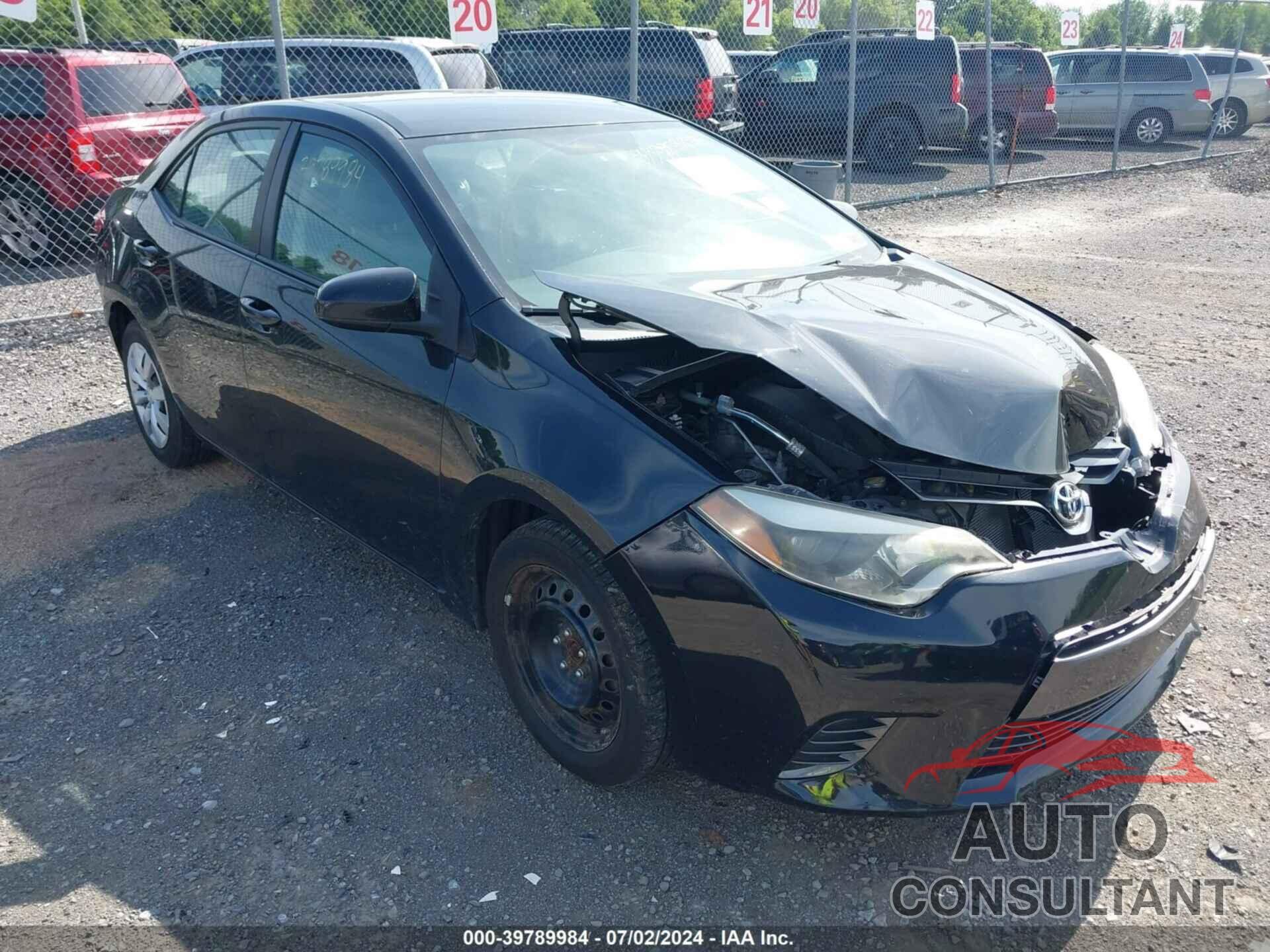 TOYOTA COROLLA 2016 - 2T1BURHE9GC577871