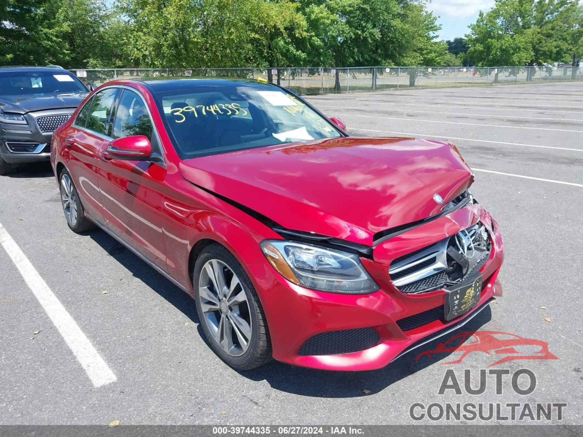 MERCEDES-BENZ C 300 2016 - WDDWF4JB4GR159907