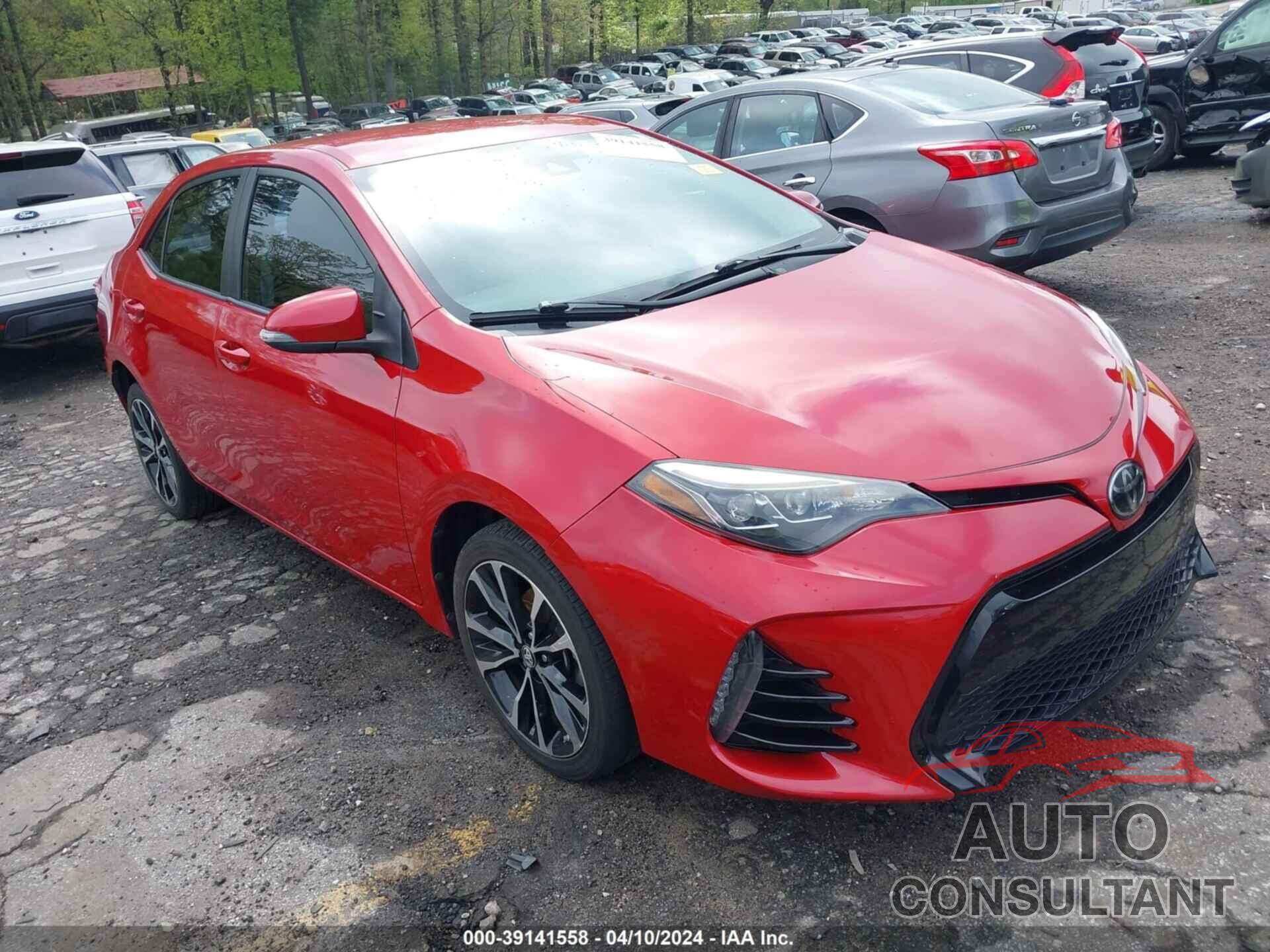 TOYOTA COROLLA 2018 - 2T1BURHE5JC017353