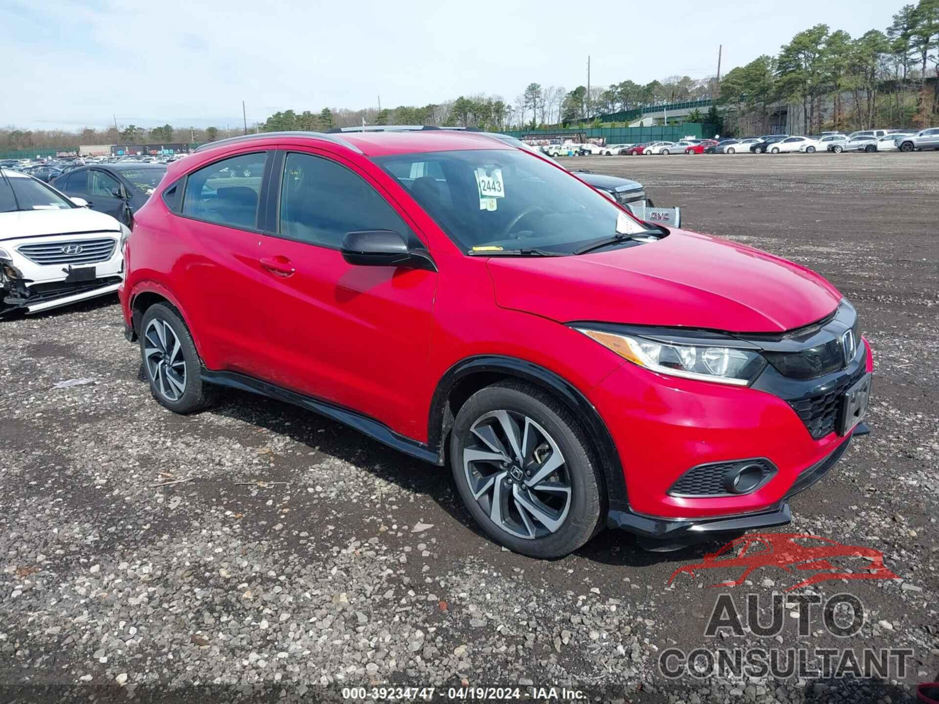 HONDA HR-V 2020 - 3CZRU6H15LM725522