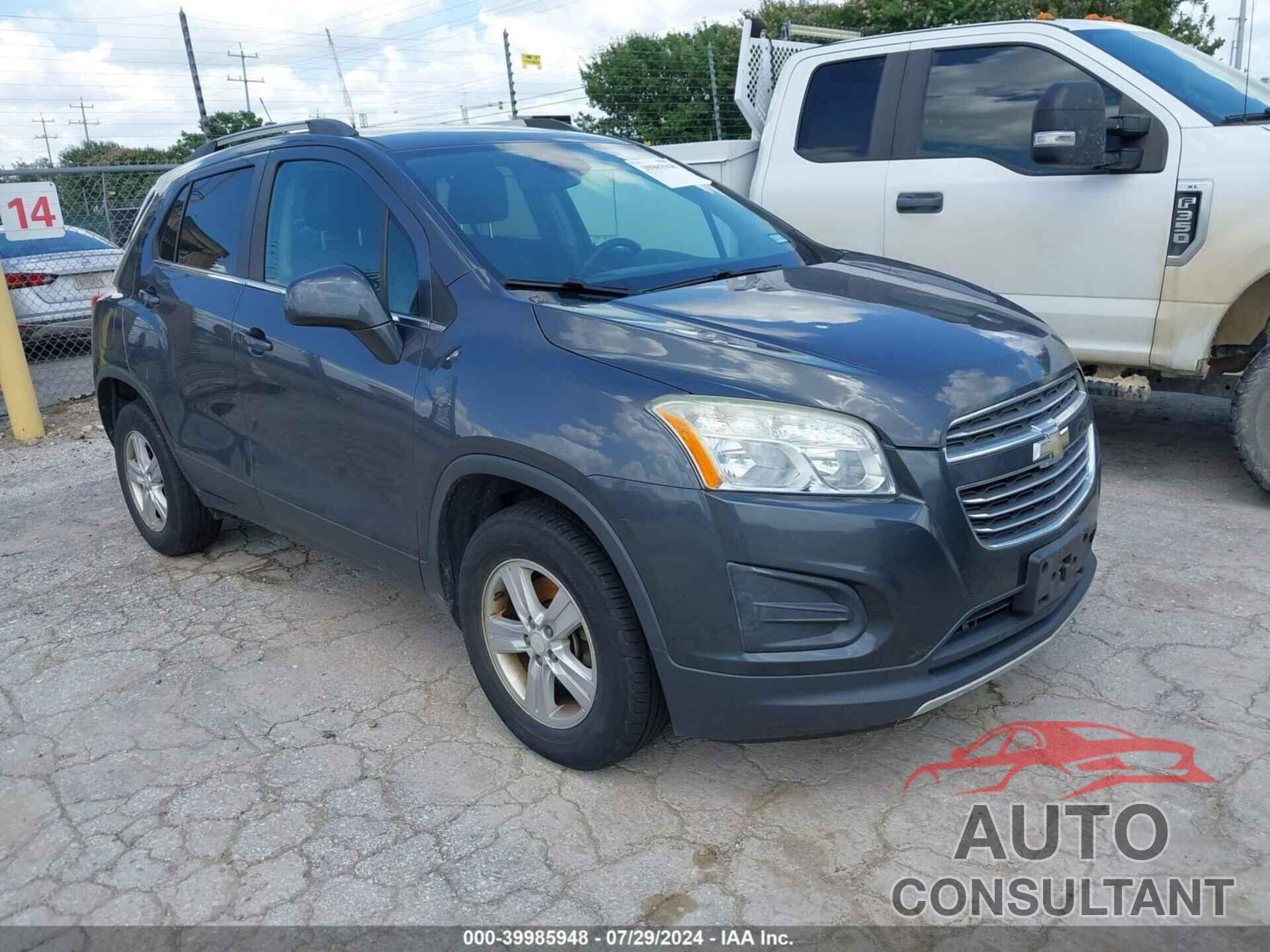 CHEVROLET TRAX 2016 - 3GNCJPSB1GL170809