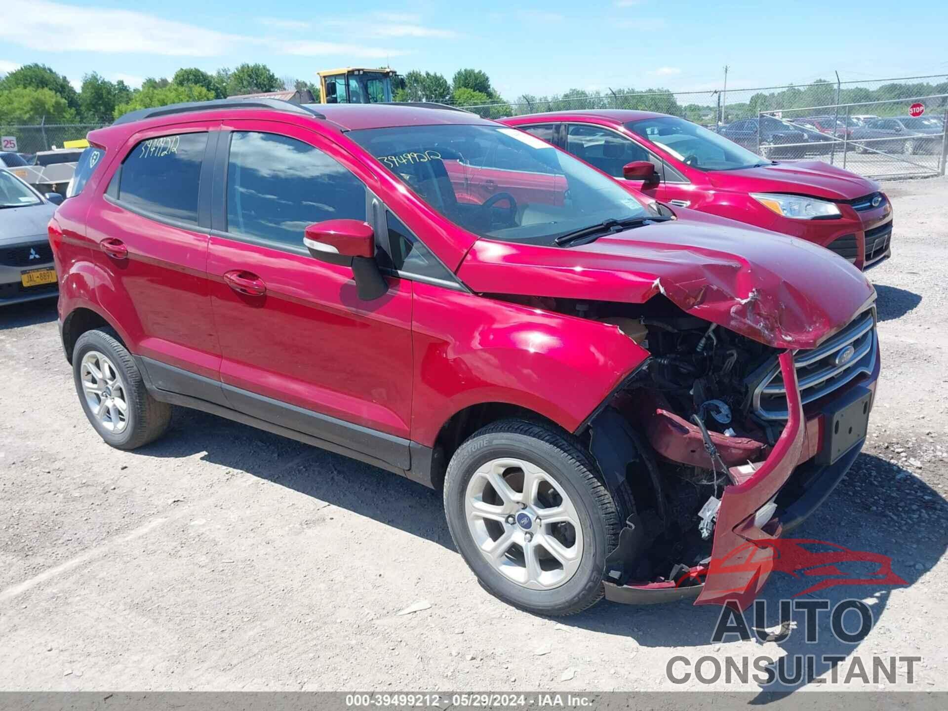 FORD ECOSPORT 2020 - MAJ6S3GL8LC352399