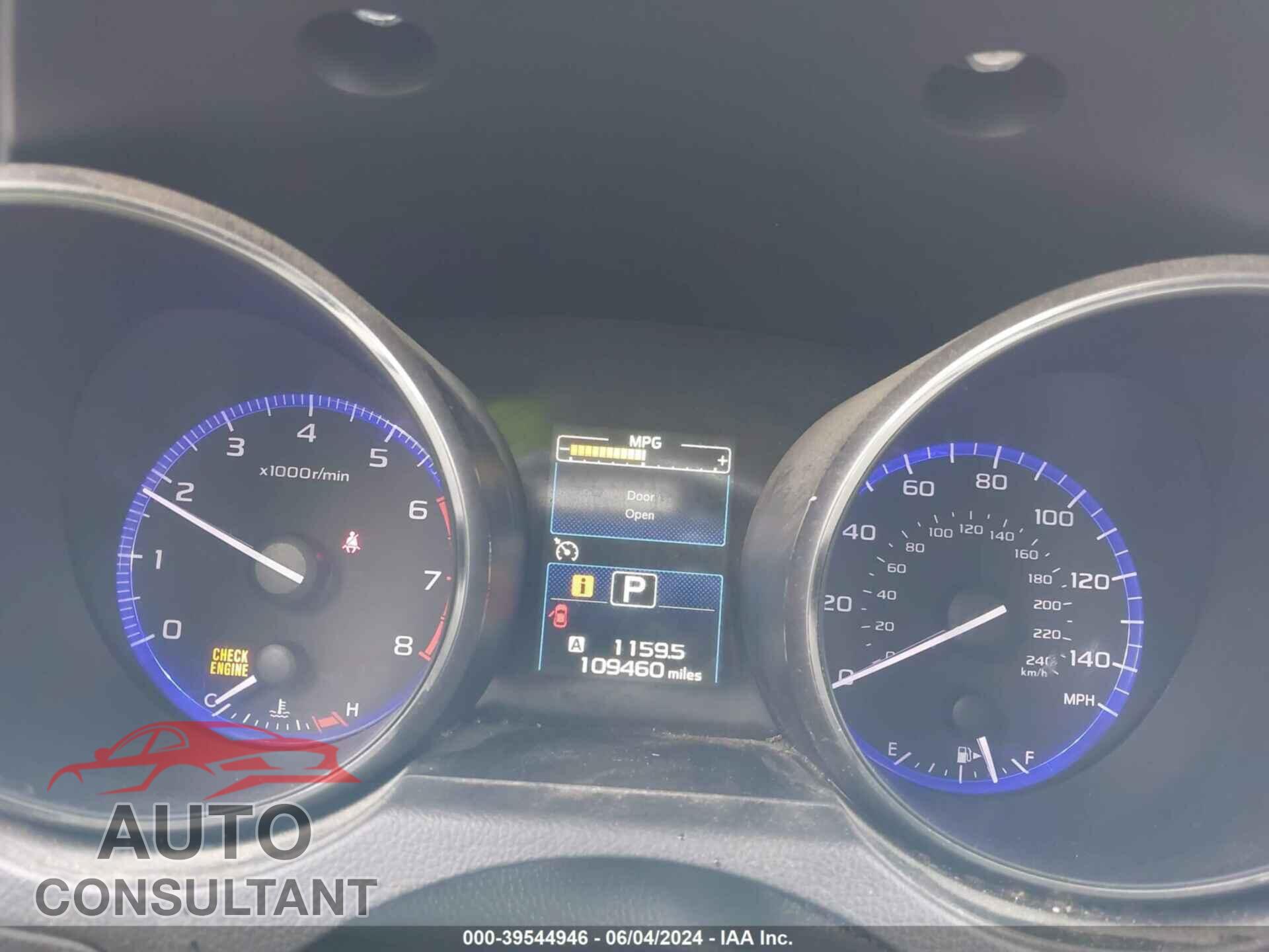 SUBARU OUTBACK 2017 - 4S4BSADC0H3273054
