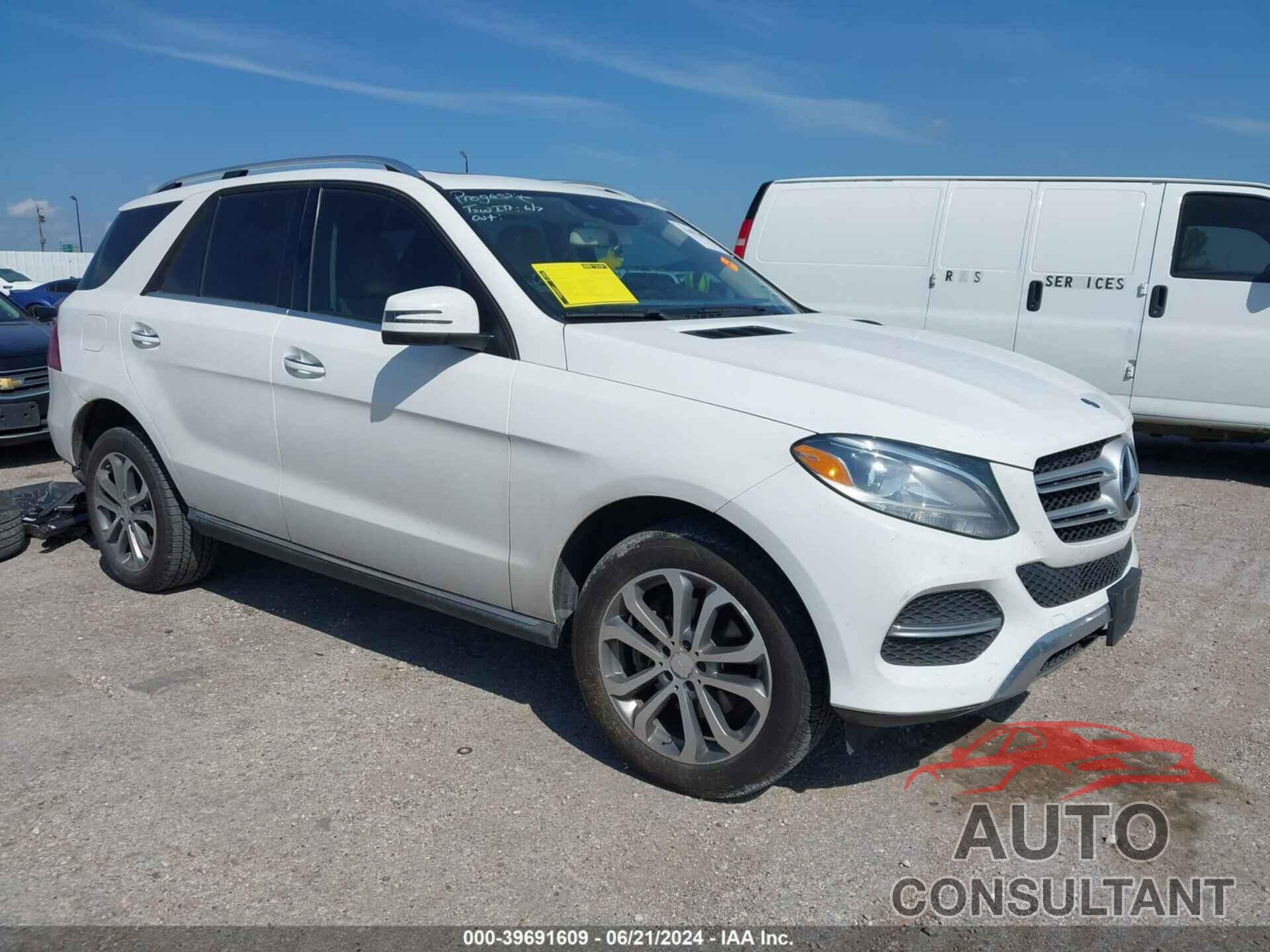 MERCEDES-BENZ GLE 350 2016 - 4JGDA5JBXGA784375