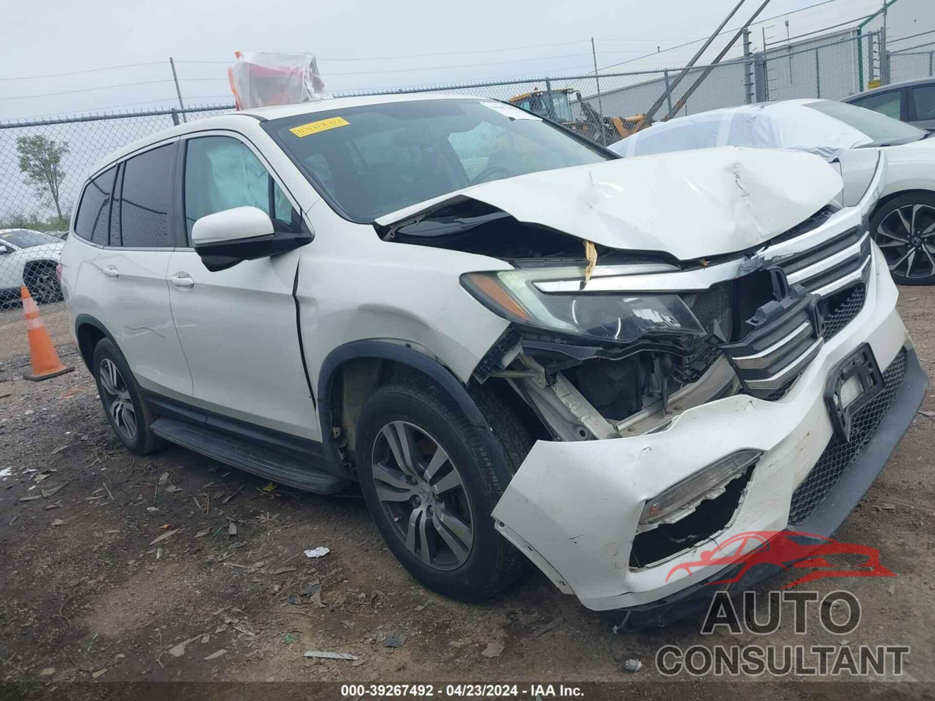 HONDA PILOT 2016 - 5FNYF6H80GB040802