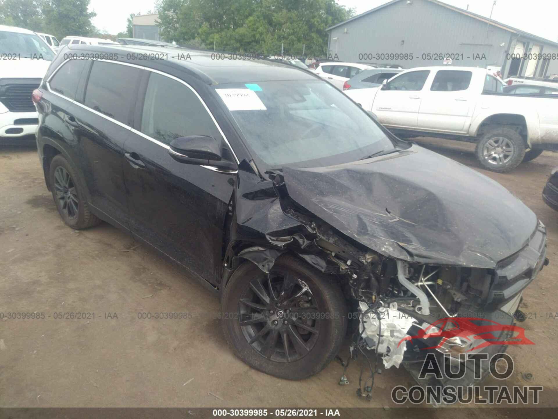 TOYOTA HIGHLANDER 2019 - 5TDJZRFH2KS610090