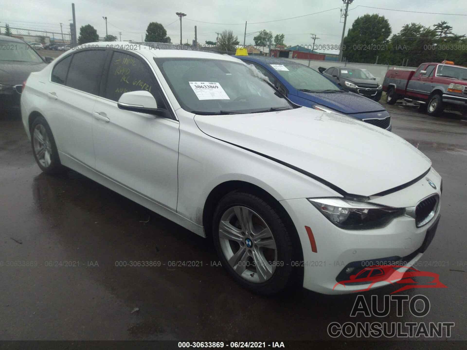 BMW 3 SERIES 2017 - WBA8D9G55HNT90831