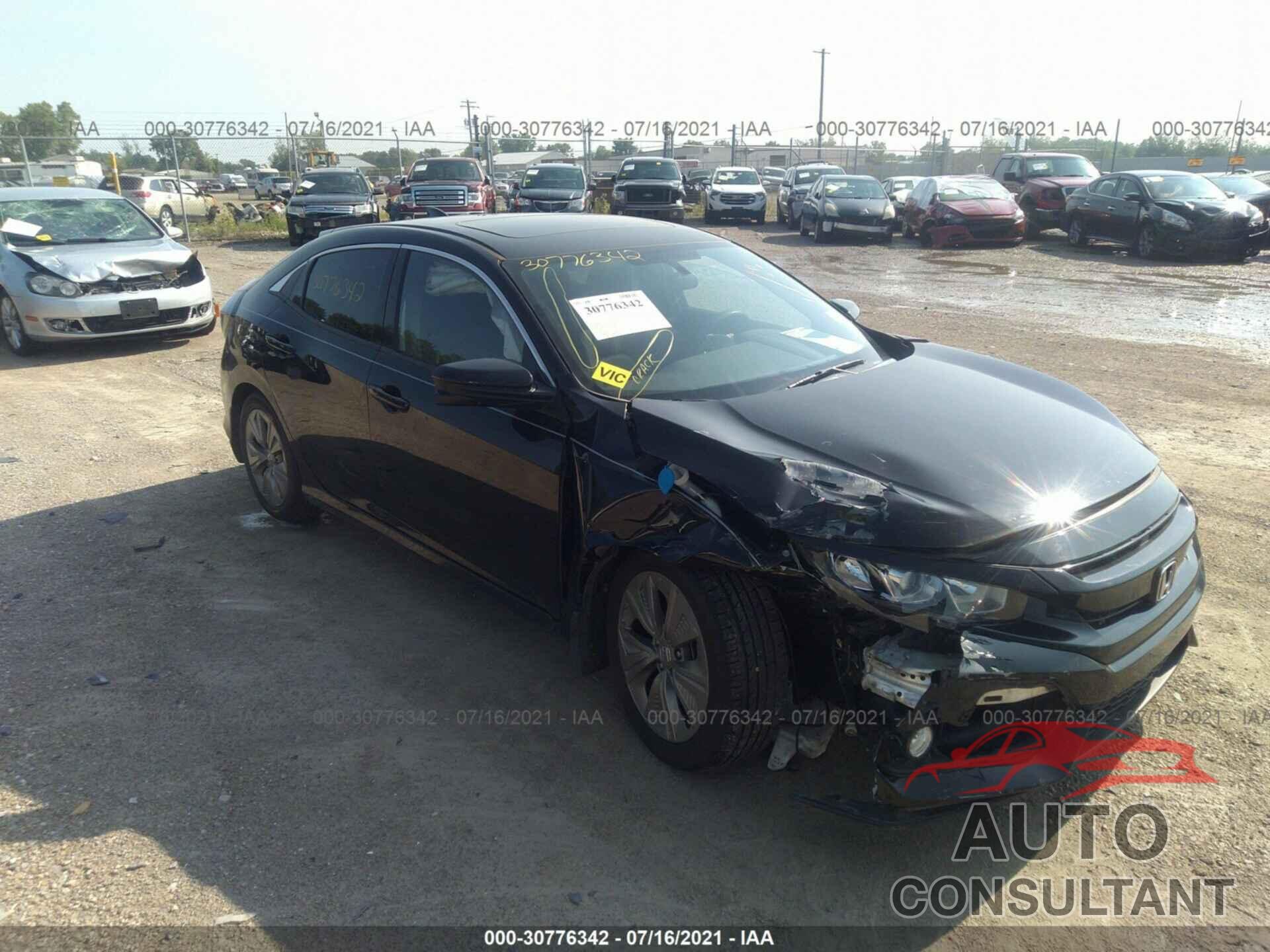 HONDA CIVIC HATCHBACK 2017 - SHHFK7H54HU208536