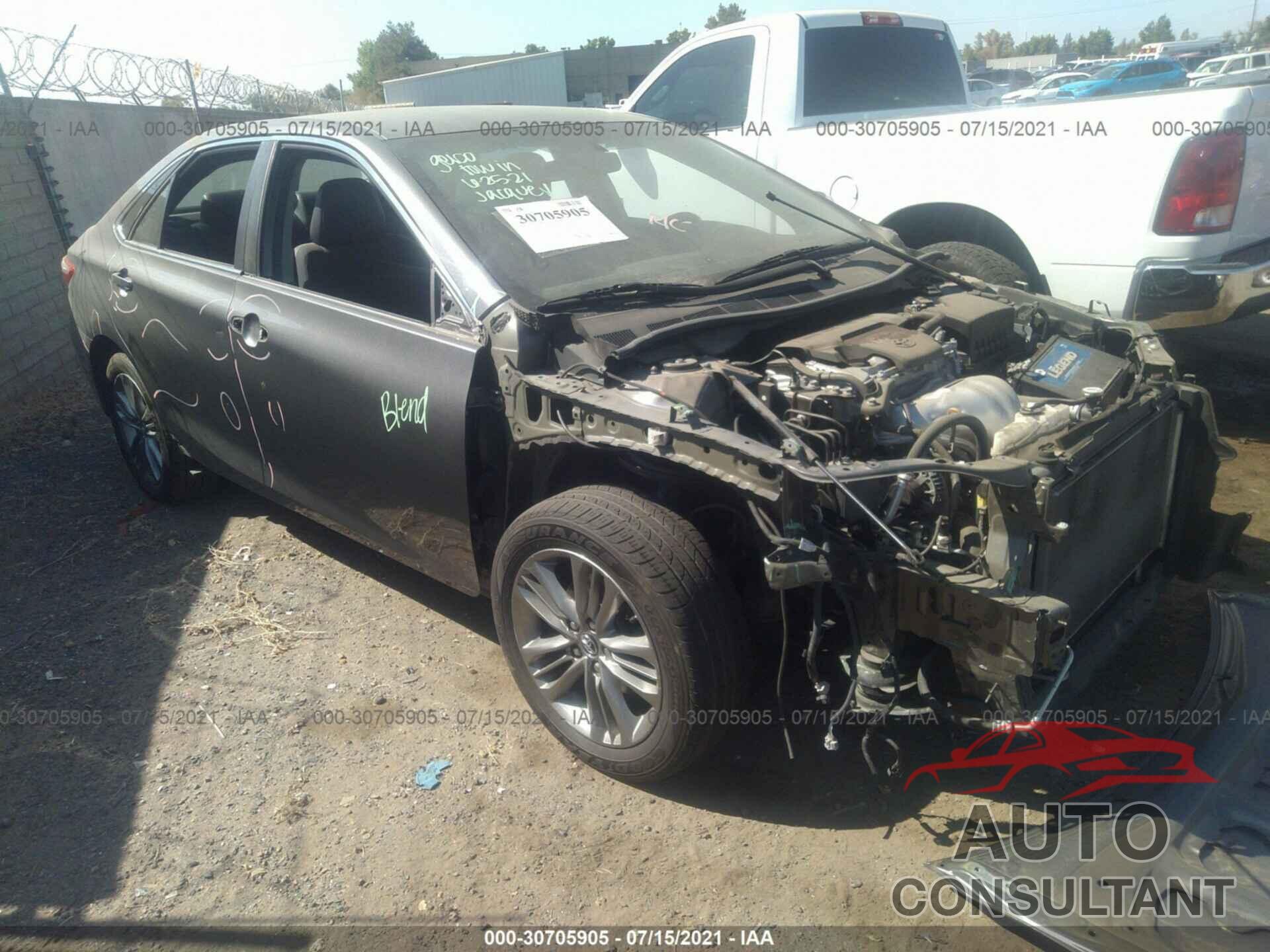 TOYOTA CAMRY 2017 - 4T1BF1FK2HU778354