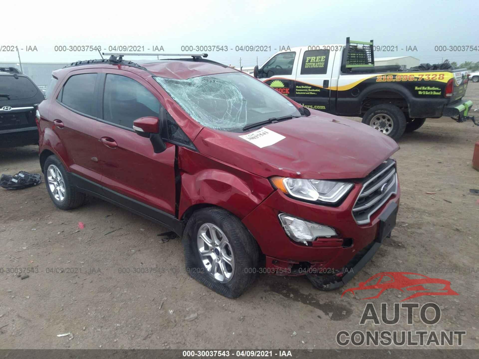 FORD ECOSPORT 2019 - MAJ3S2GE7KC291561