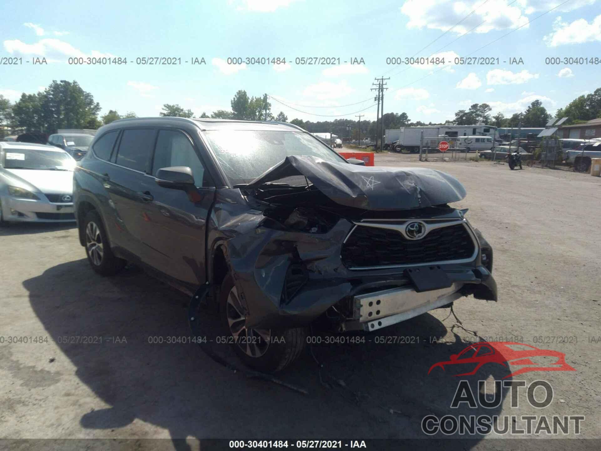 TOYOTA HIGHLANDER 2020 - 5TDHZRBH3LS050666