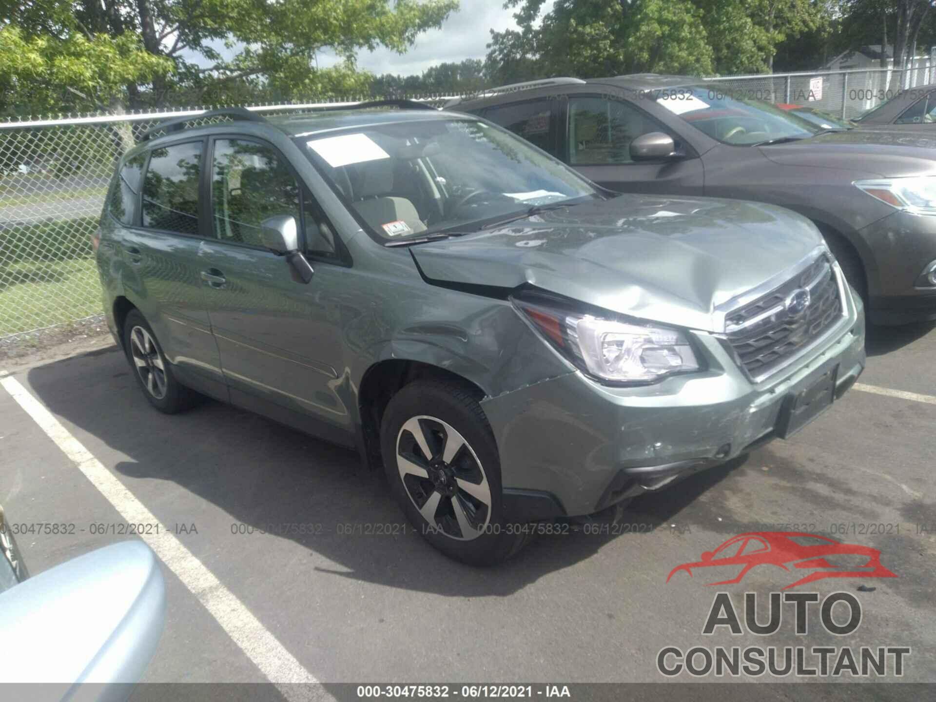 SUBARU FORESTER 2018 - JF2SJAEC4JG502759