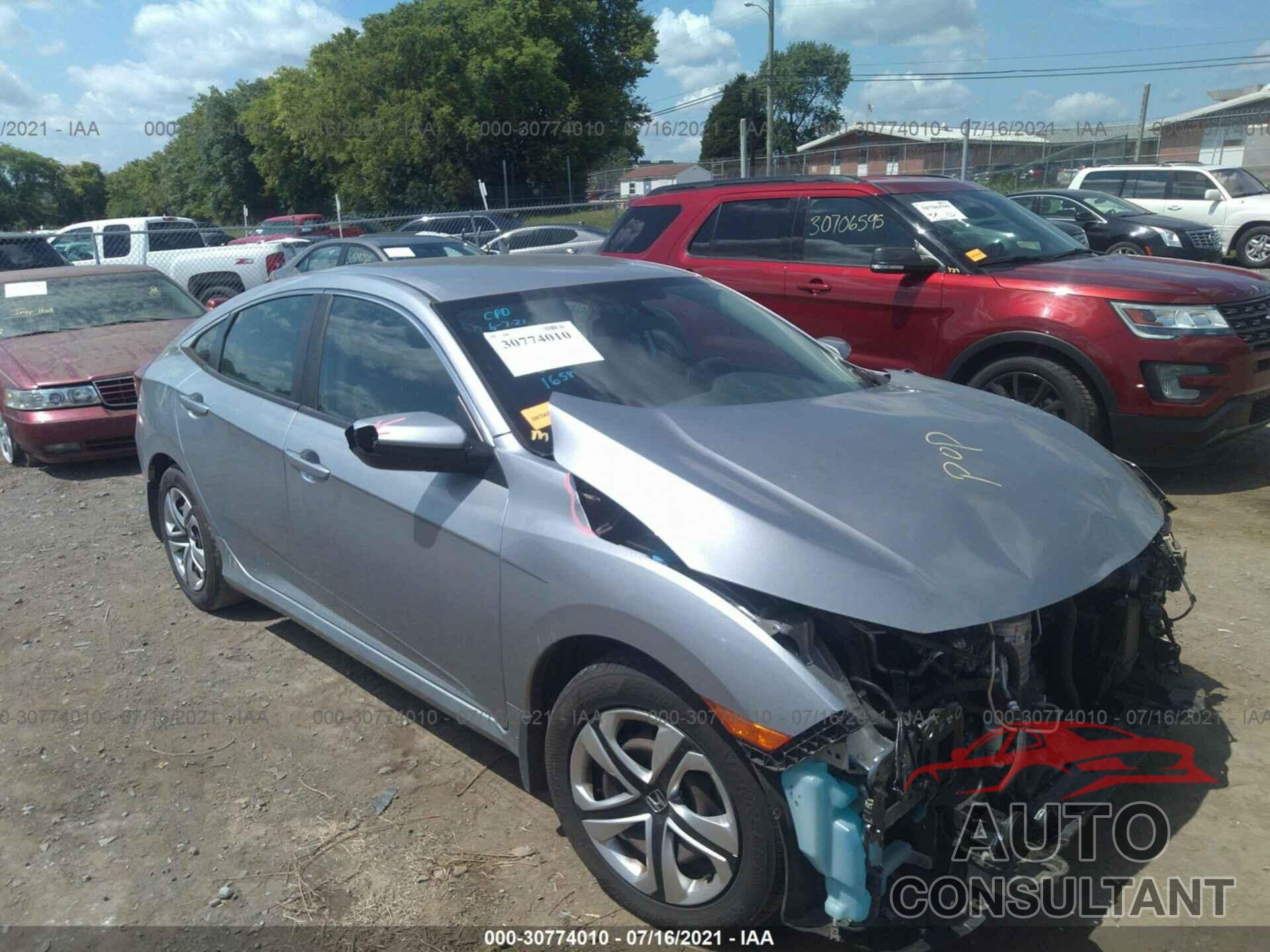 HONDA CIVIC SEDAN 2016 - 19XFC2F54GE061658