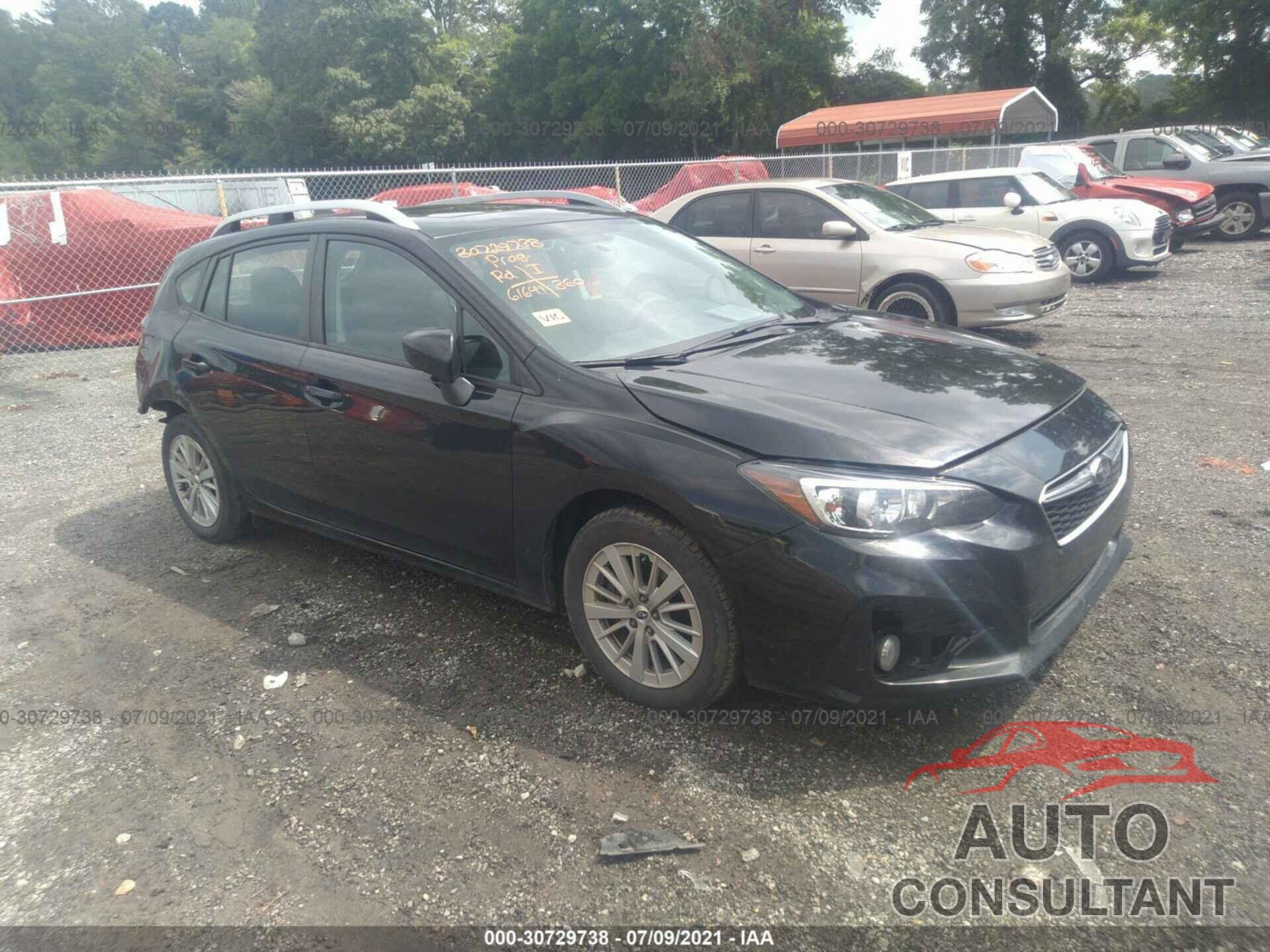 SUBARU IMPREZA 2018 - 4S3GTAD64J3708651