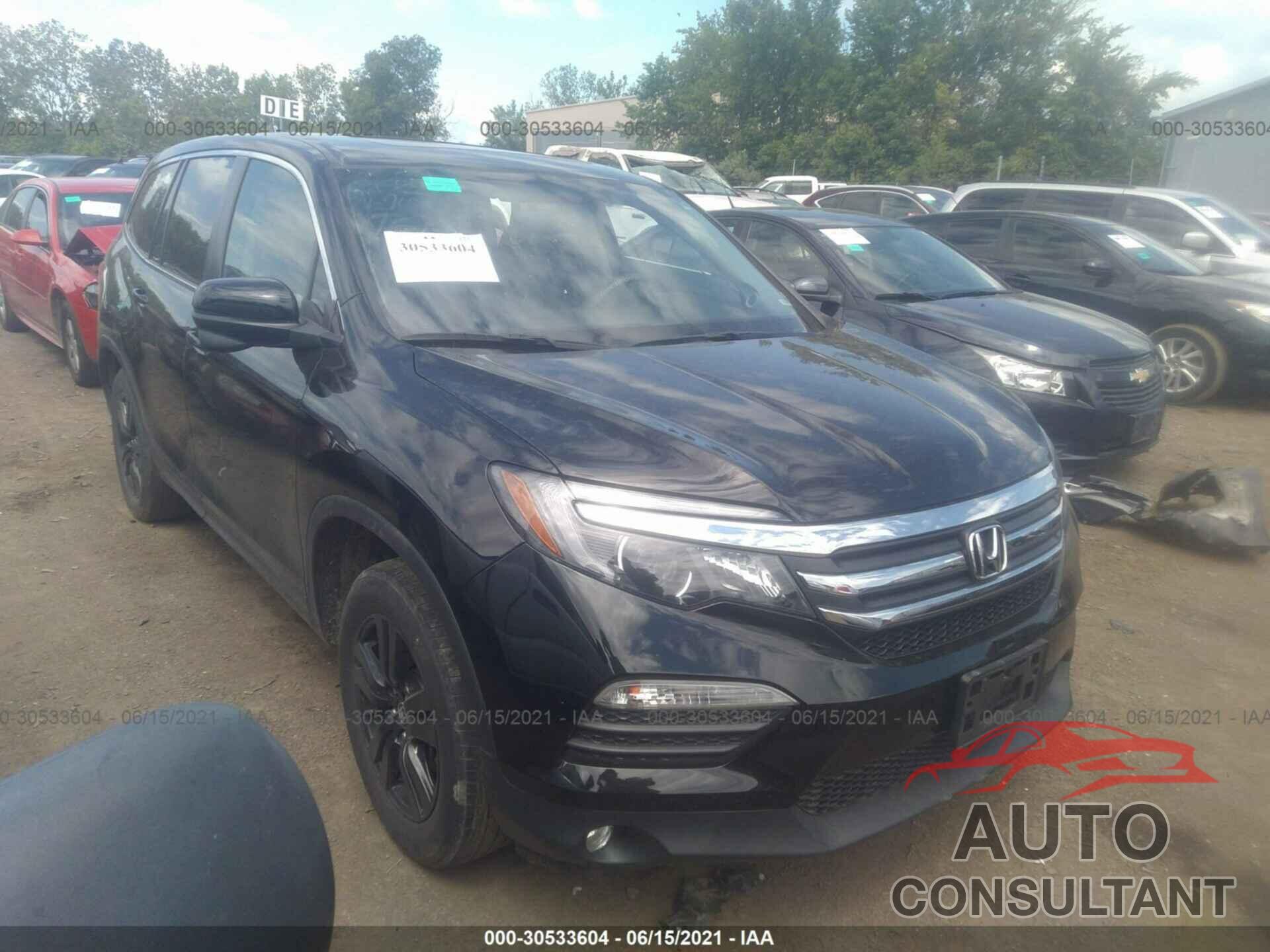 HONDA PILOT 2017 - 5FNYF5H58HB030567