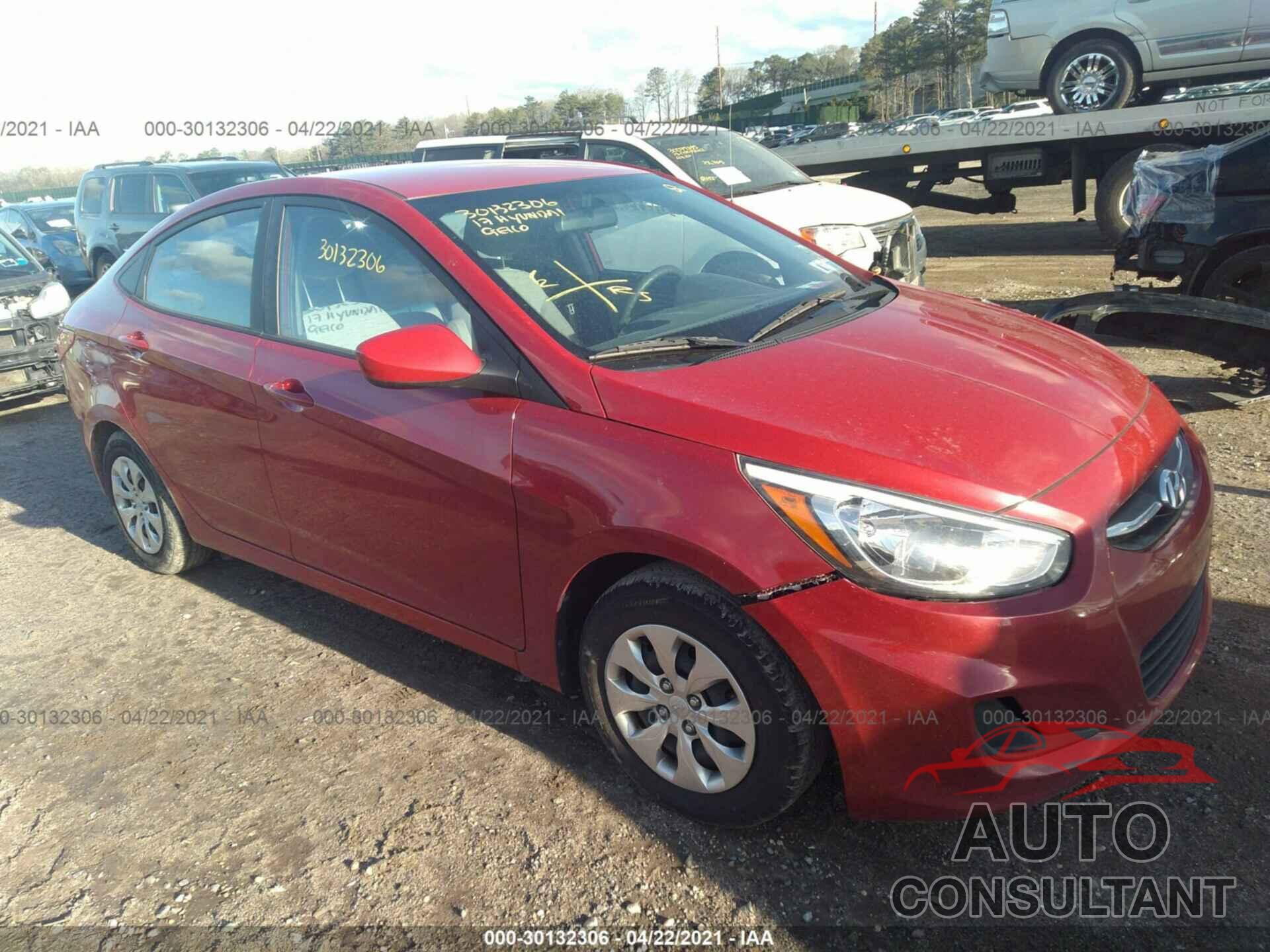 HYUNDAI ACCENT 2017 - KMHCT4AE5HU251506