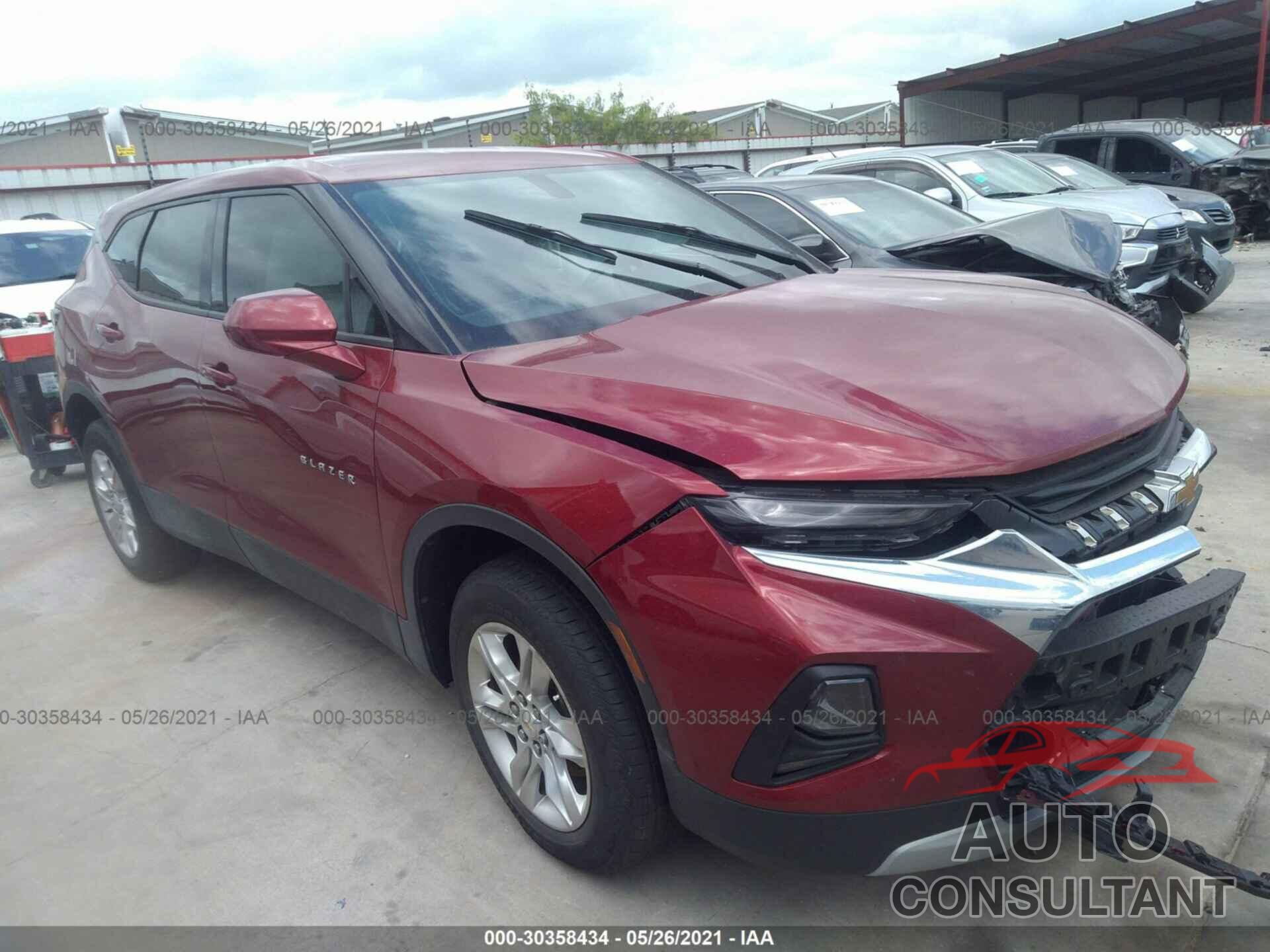 CHEVROLET BLAZER 2020 - 3GNKBBRA7LS562119