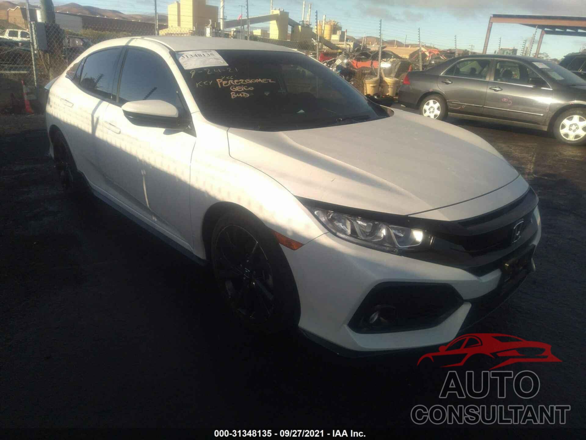 HONDA CIVIC HATCHBACK 2018 - SHHFK7H44JU409544