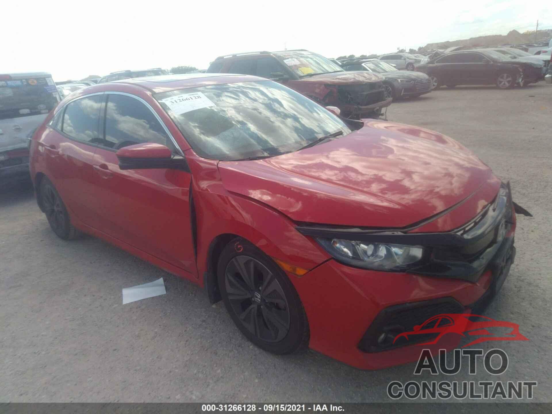 HONDA CIVIC HATCHBACK 2017 - SHHFK7H51HU406555