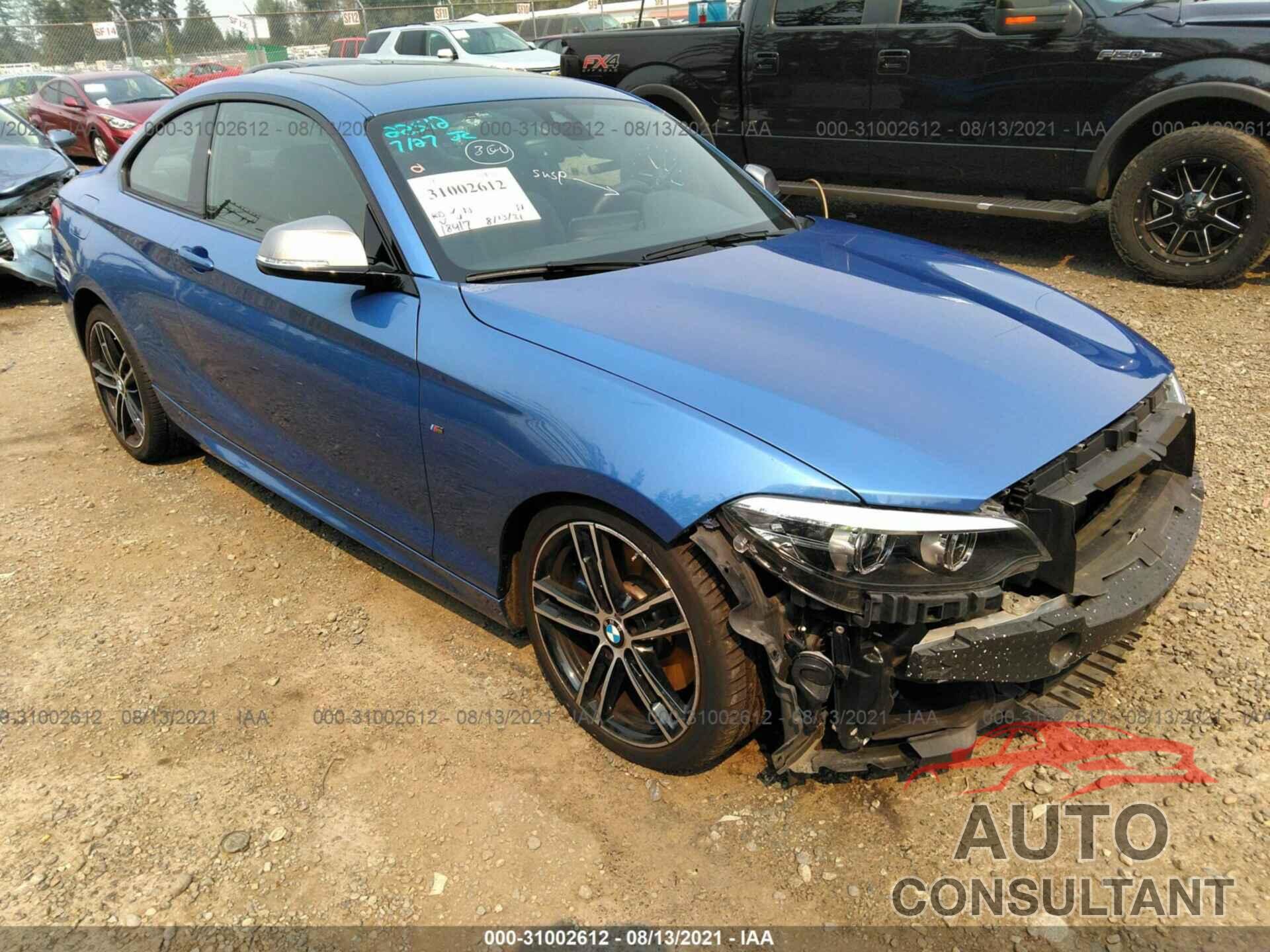 BMW 2 SERIES 2019 - WBA2J7C5XKVD61103