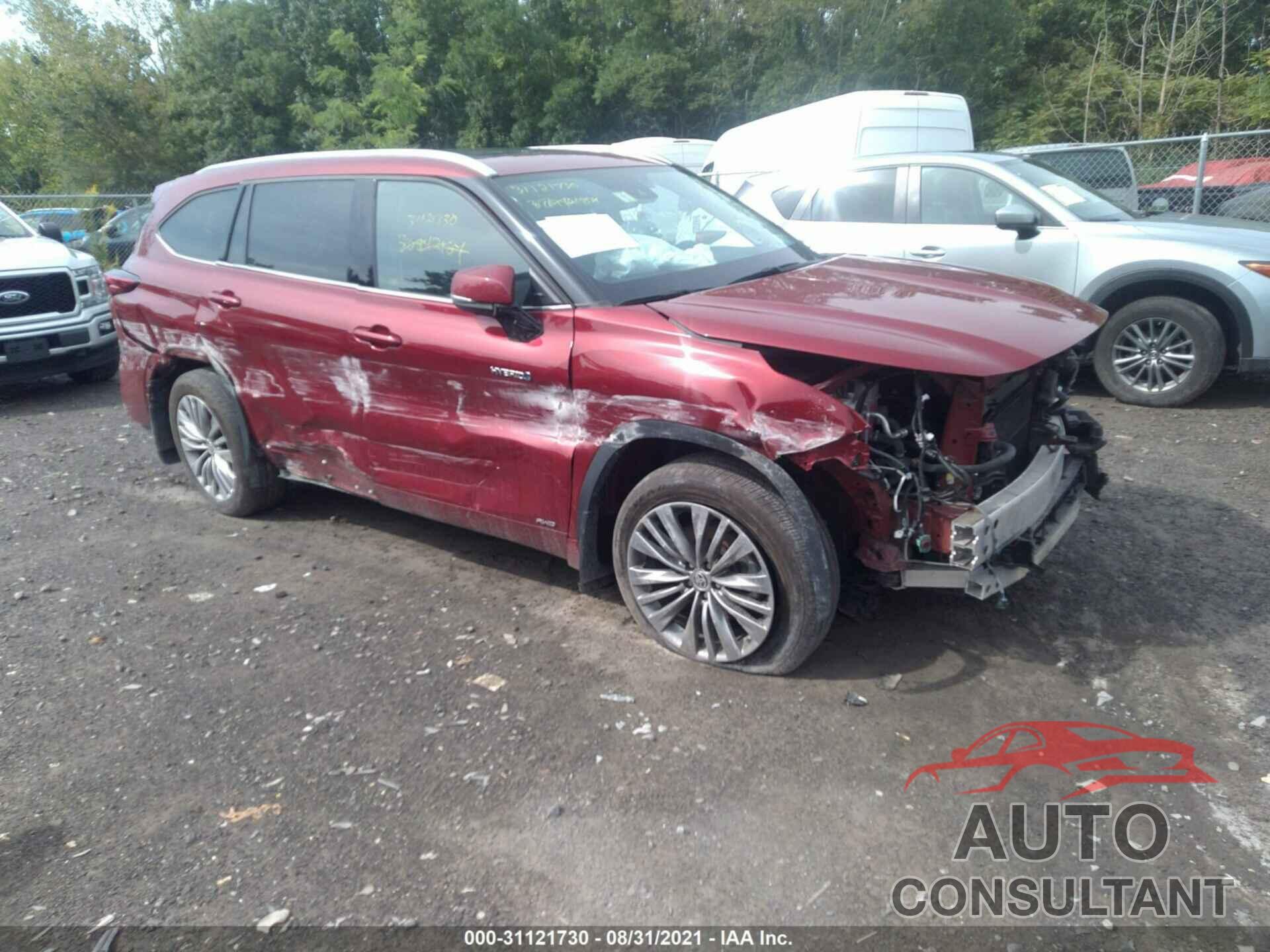 TOYOTA HIGHLANDER 2020 - 5TDEBRCH3LS005555