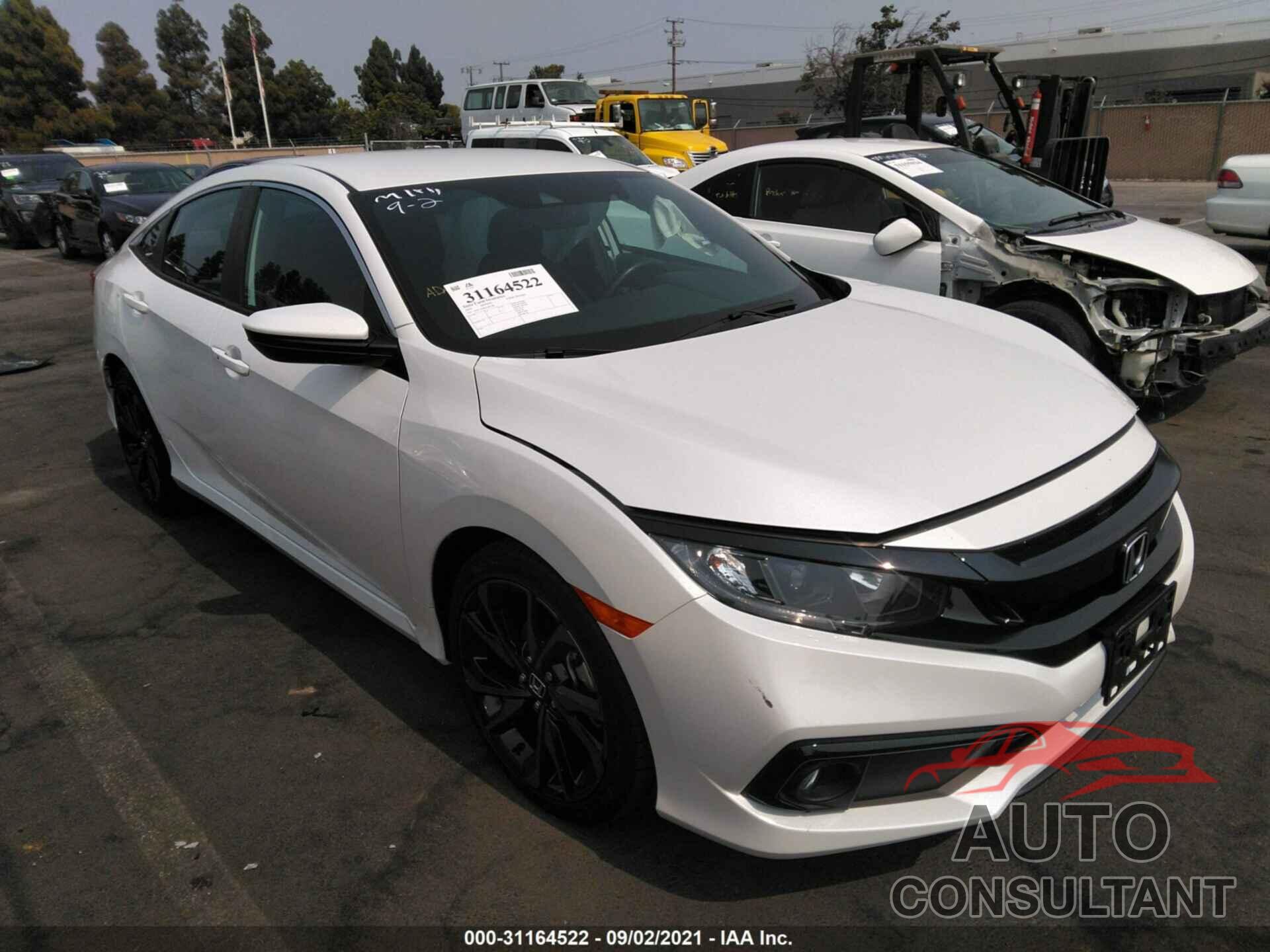 HONDA CIVIC SEDAN 2020 - 19XFC2F80LE203508