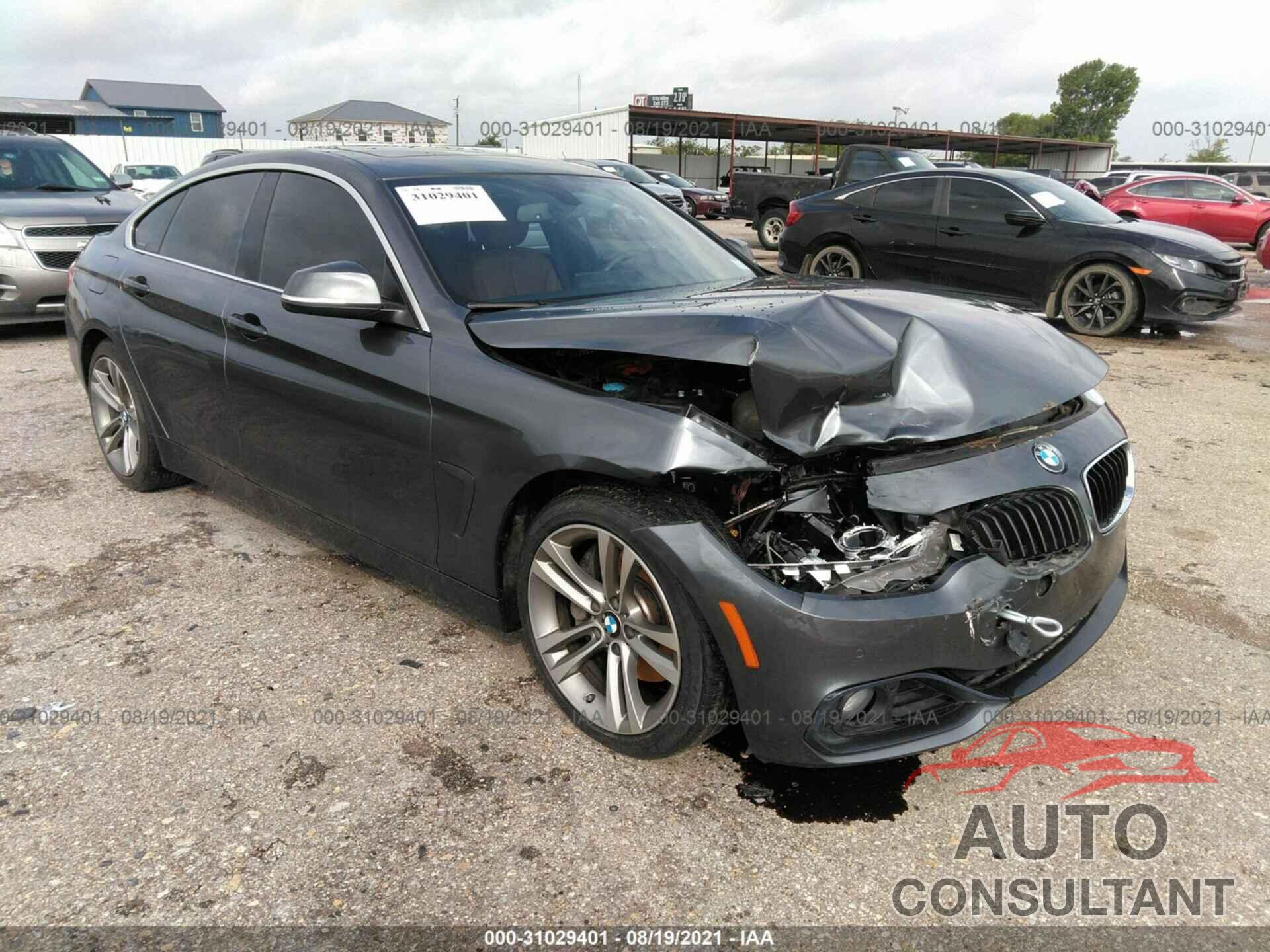 BMW 4 SERIES 2016 - WBA4B1C52GG243168