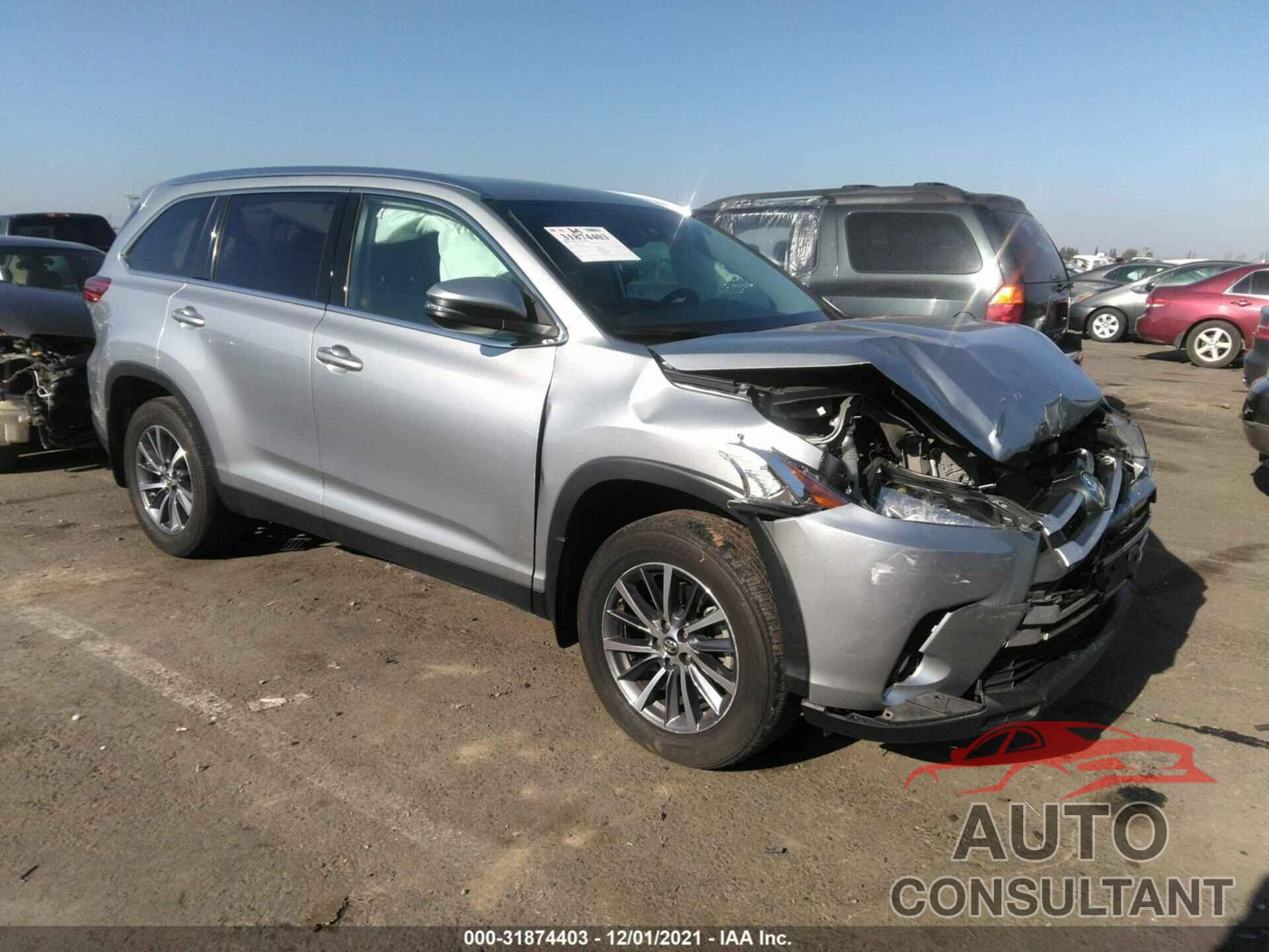 TOYOTA HIGHLANDER 2019 - 5TDJZRFHXKS603050