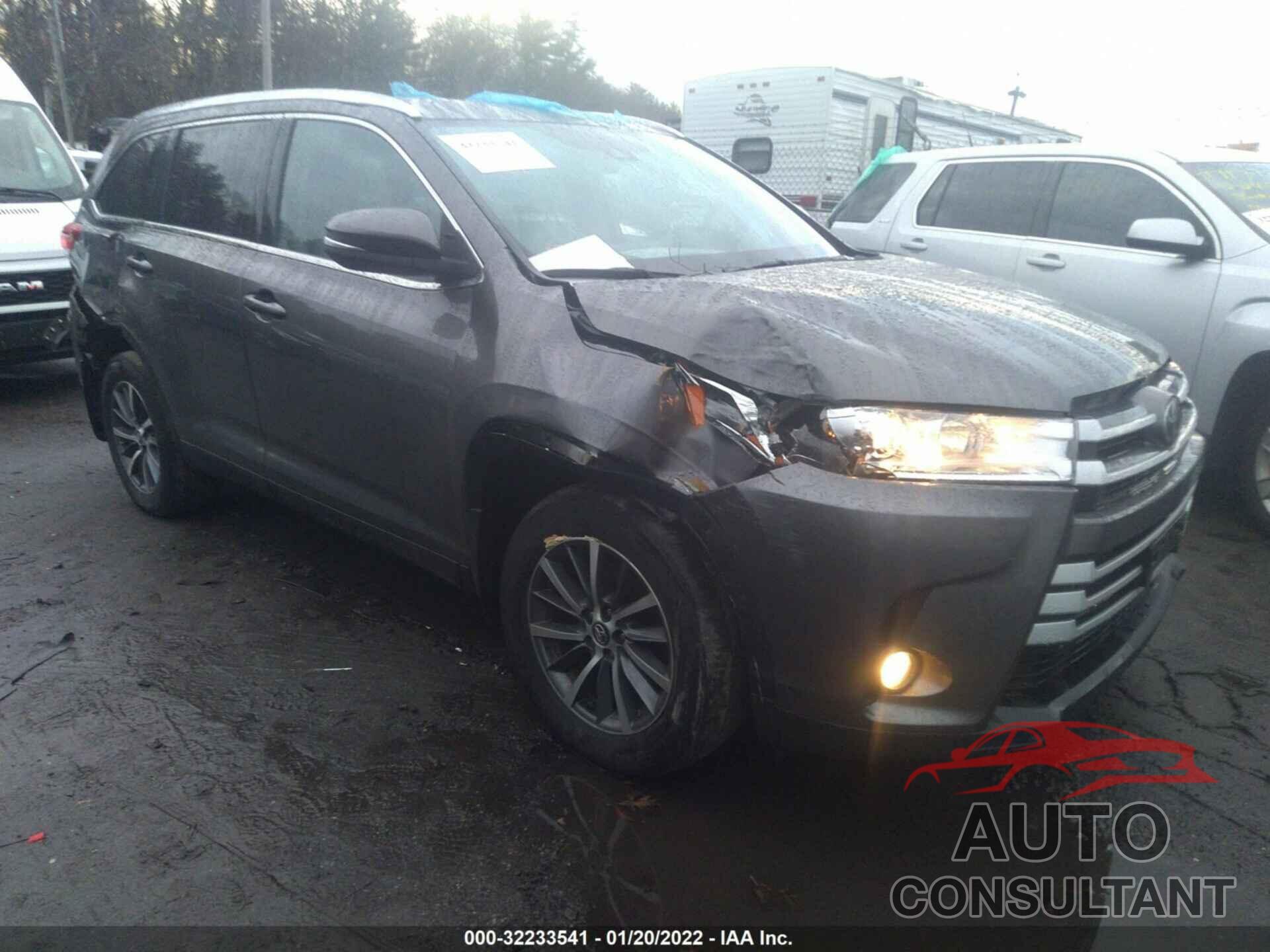 TOYOTA HIGHLANDER 2019 - 5TDJZRFH7KS593447