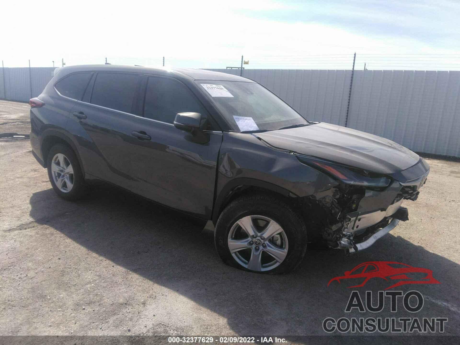 TOYOTA HIGHLANDER 2021 - 5TDCZRAH4MS086895