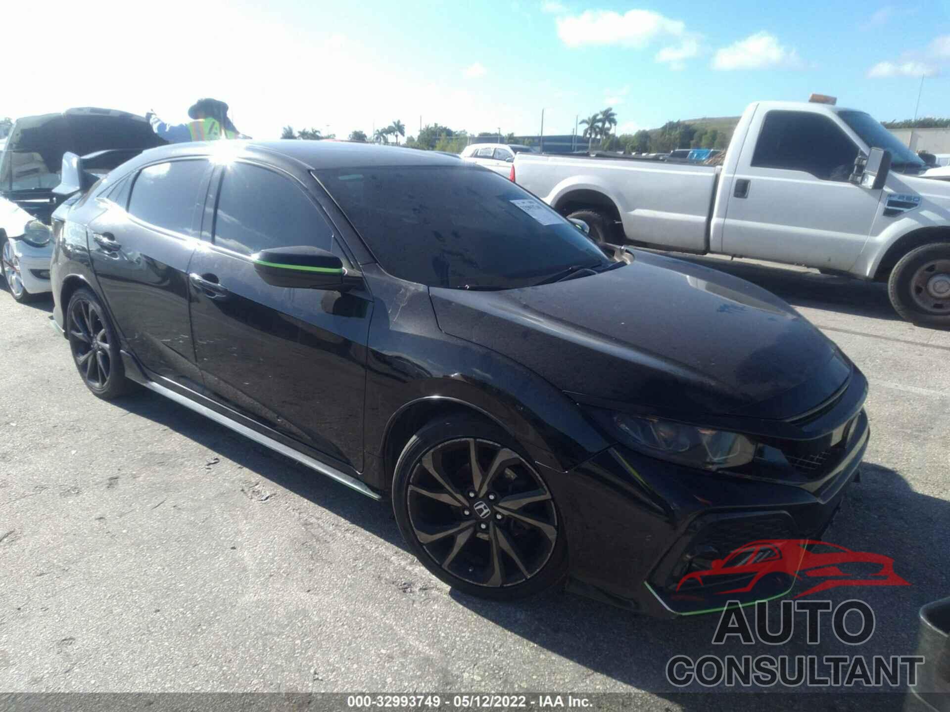HONDA CIVIC HATCHBACK 2018 - SHHFK7H4XJU226231