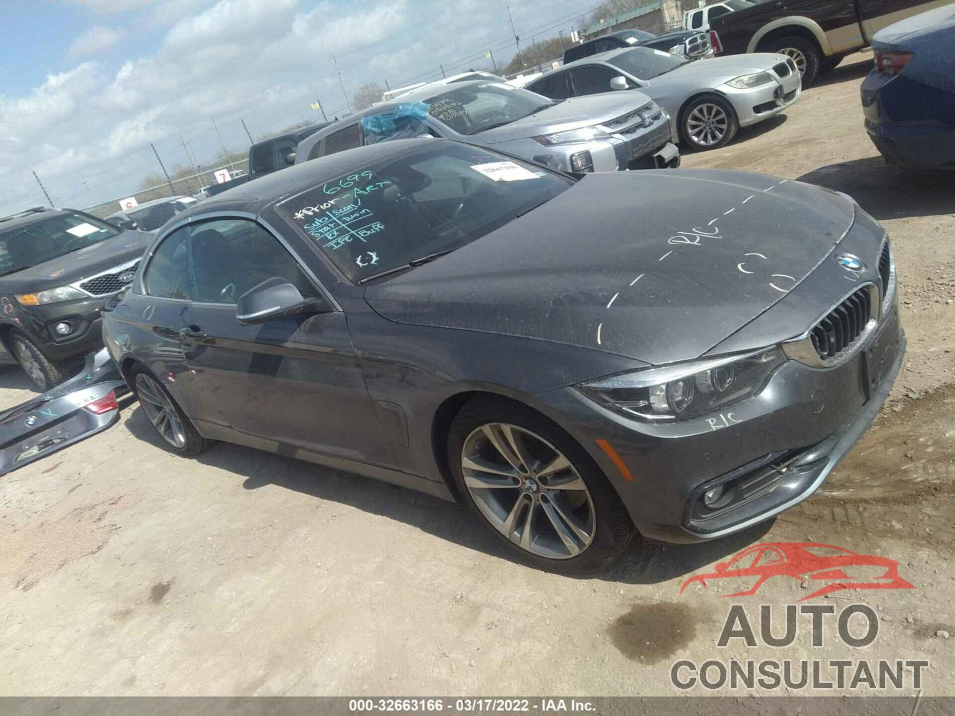 BMW 4 SERIES 2018 - WBA4Z1C56JEC60377