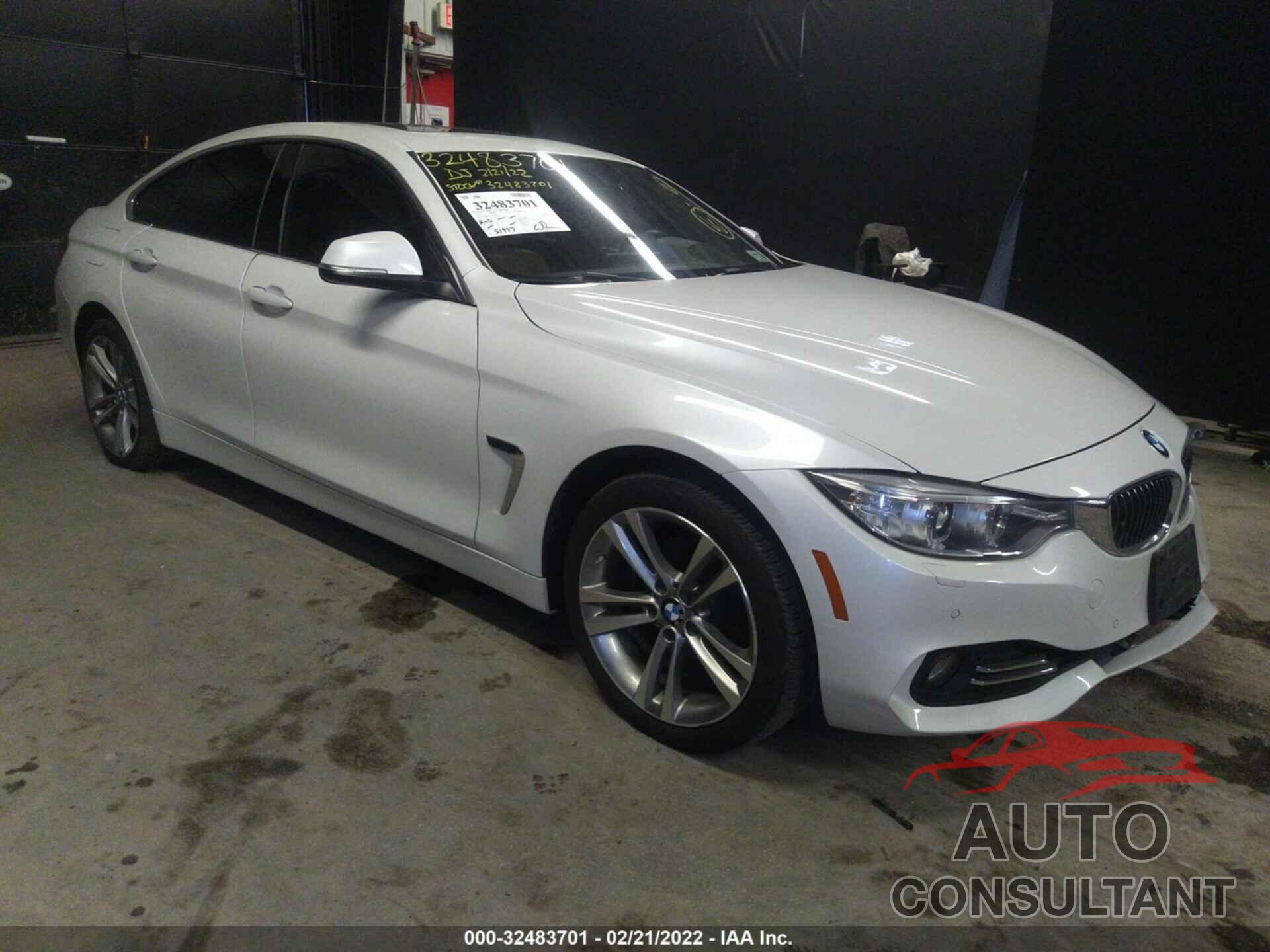 BMW 4 SERIES 2016 - WBA4C9C56GG140542