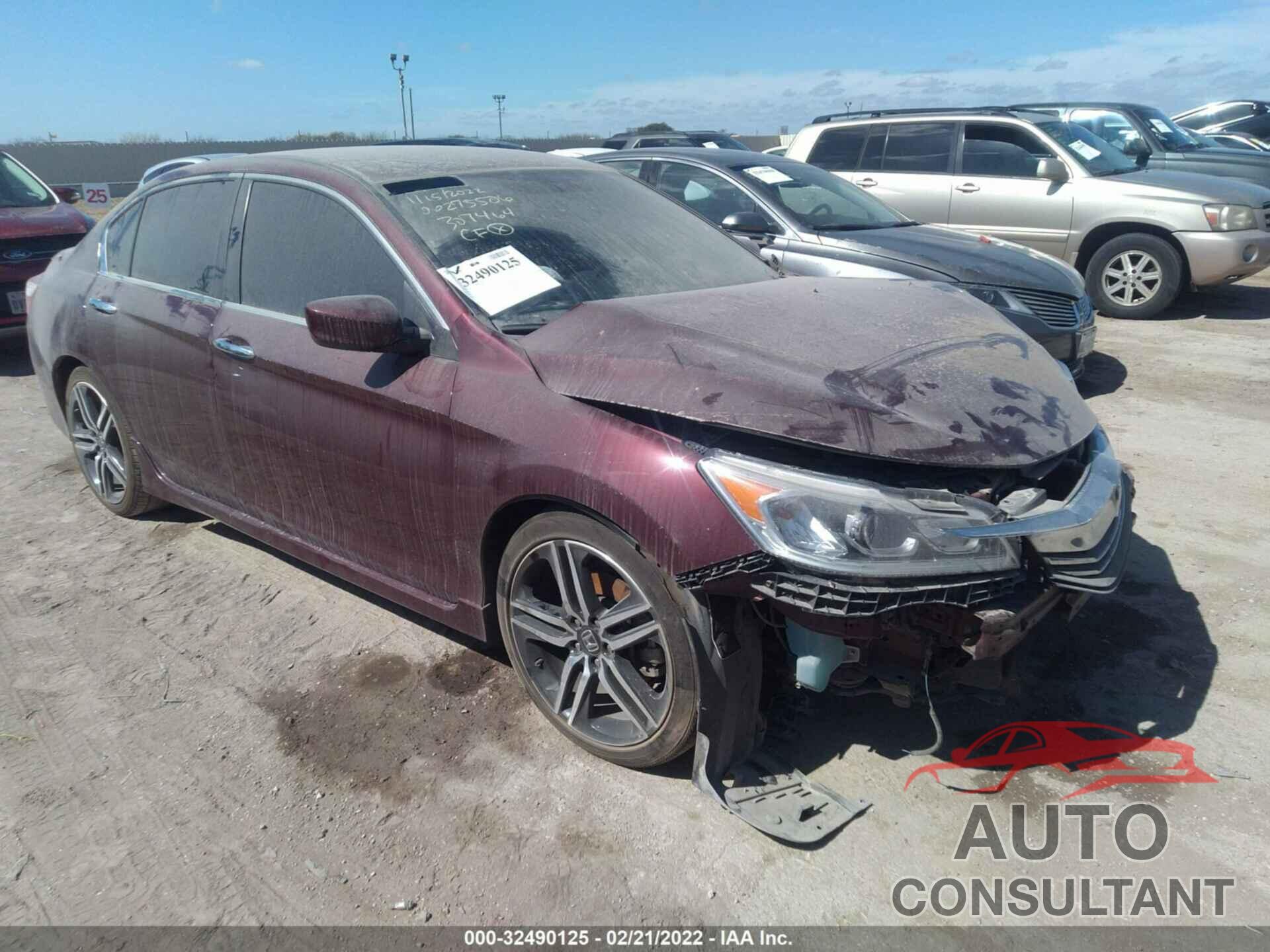 HONDA ACCORD SEDAN 2017 - 1HGCR2F10HA307464