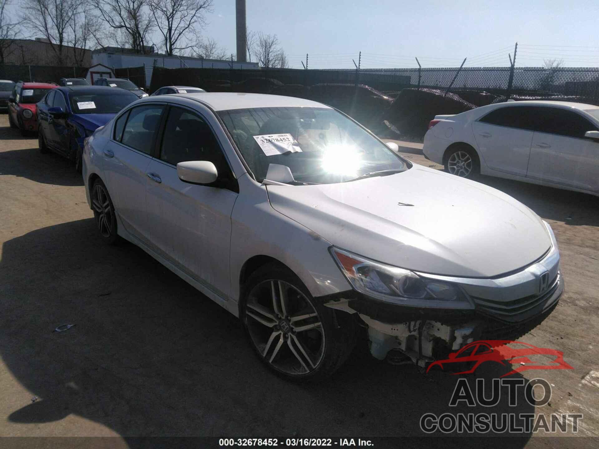 HONDA ACCORD SEDAN 2016 - 1HGCR2F53GA129051