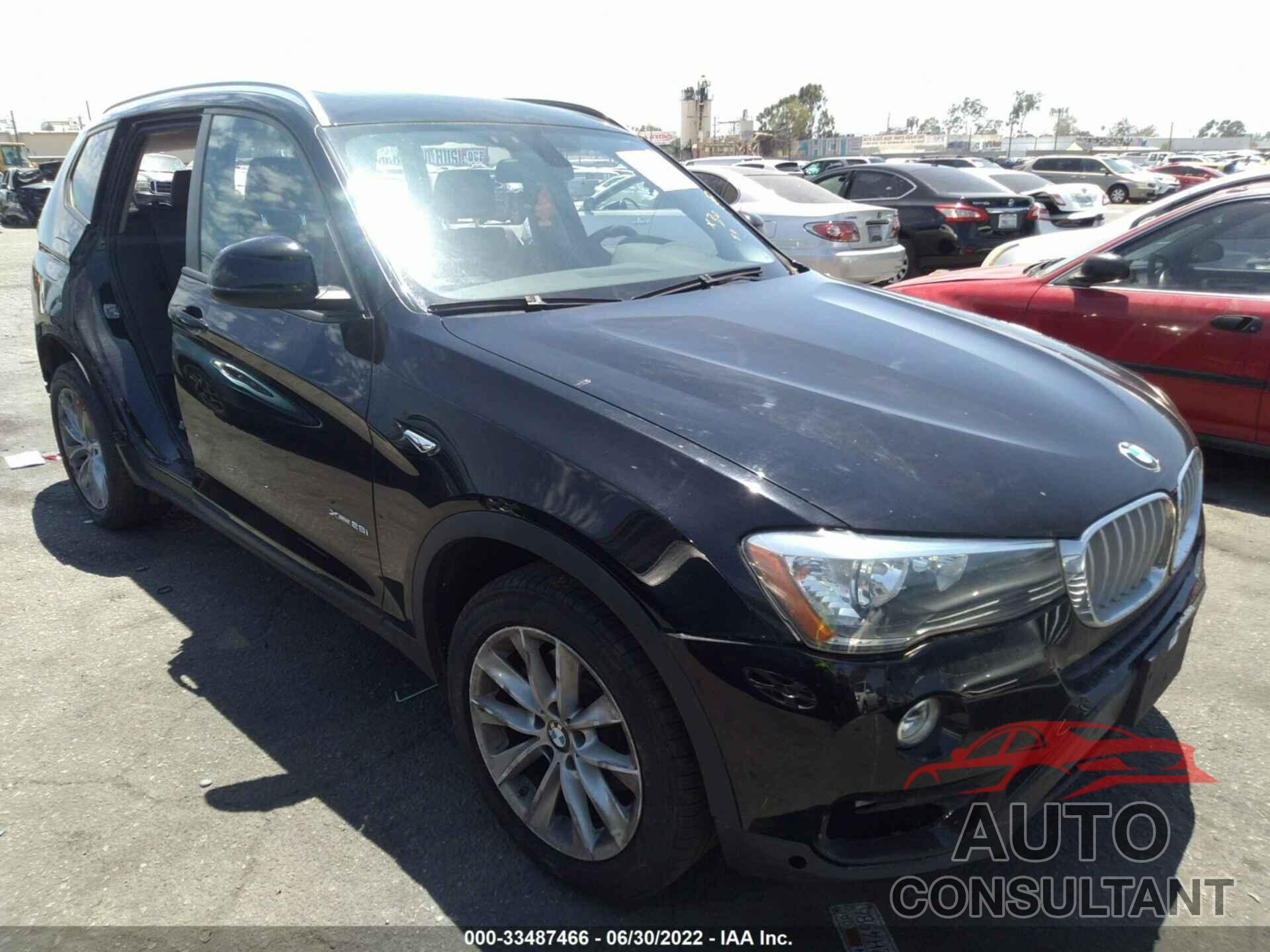 BMW X3 2016 - 5UXWX9C57G0D78569