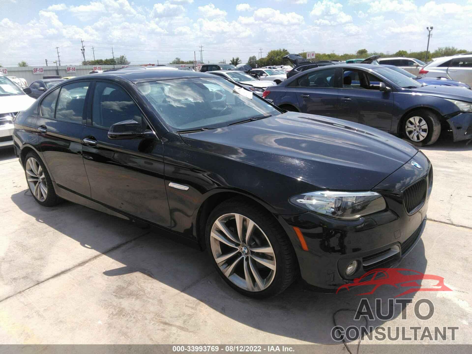 BMW 5 SERIES 2016 - WBA5A5C5XGG348362